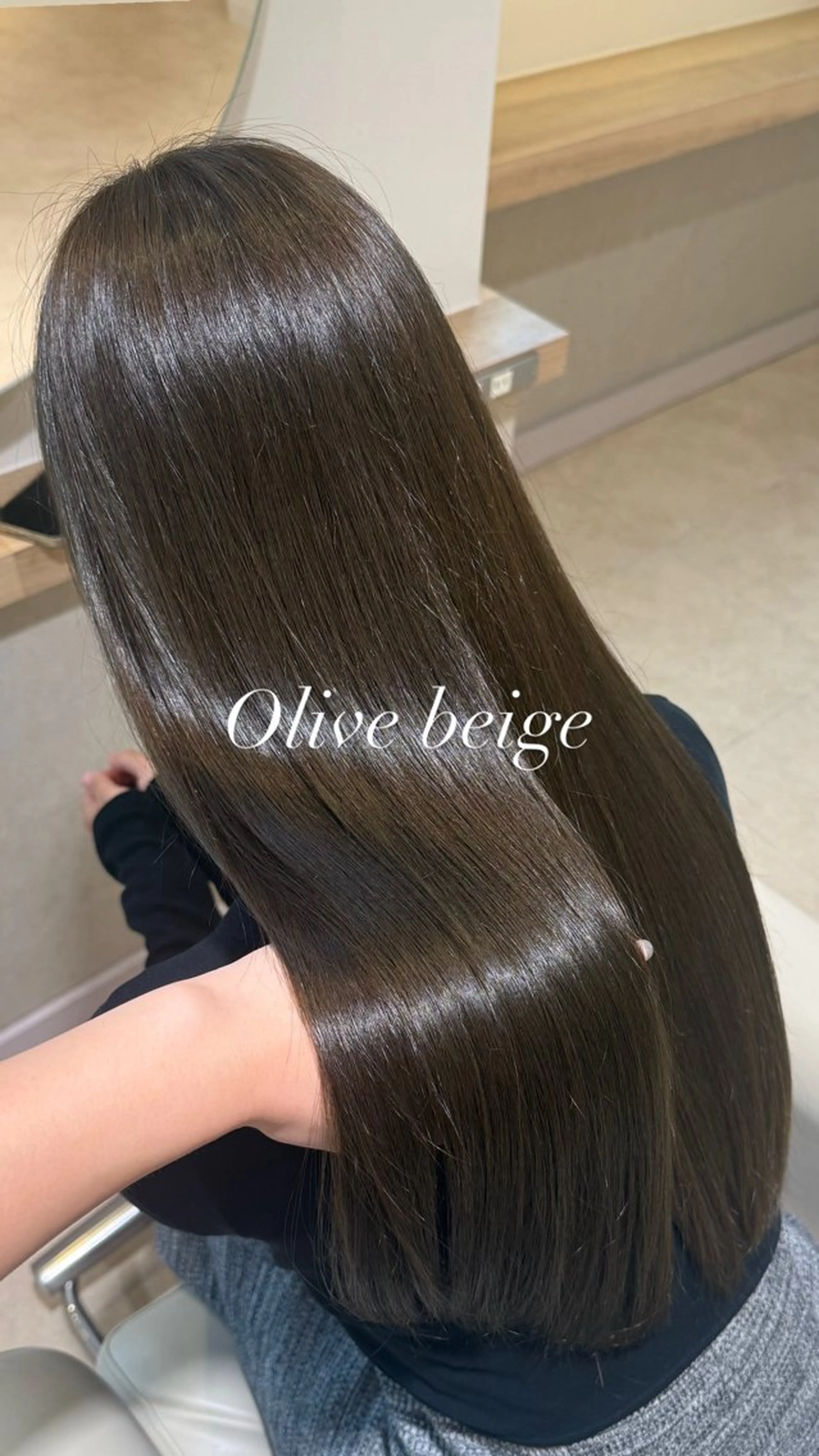 ロング カラー ベージュカラー ヘアカラー 🎀髪質改善/艶カラ ー/大宮/そら🎀のヘアスタイル