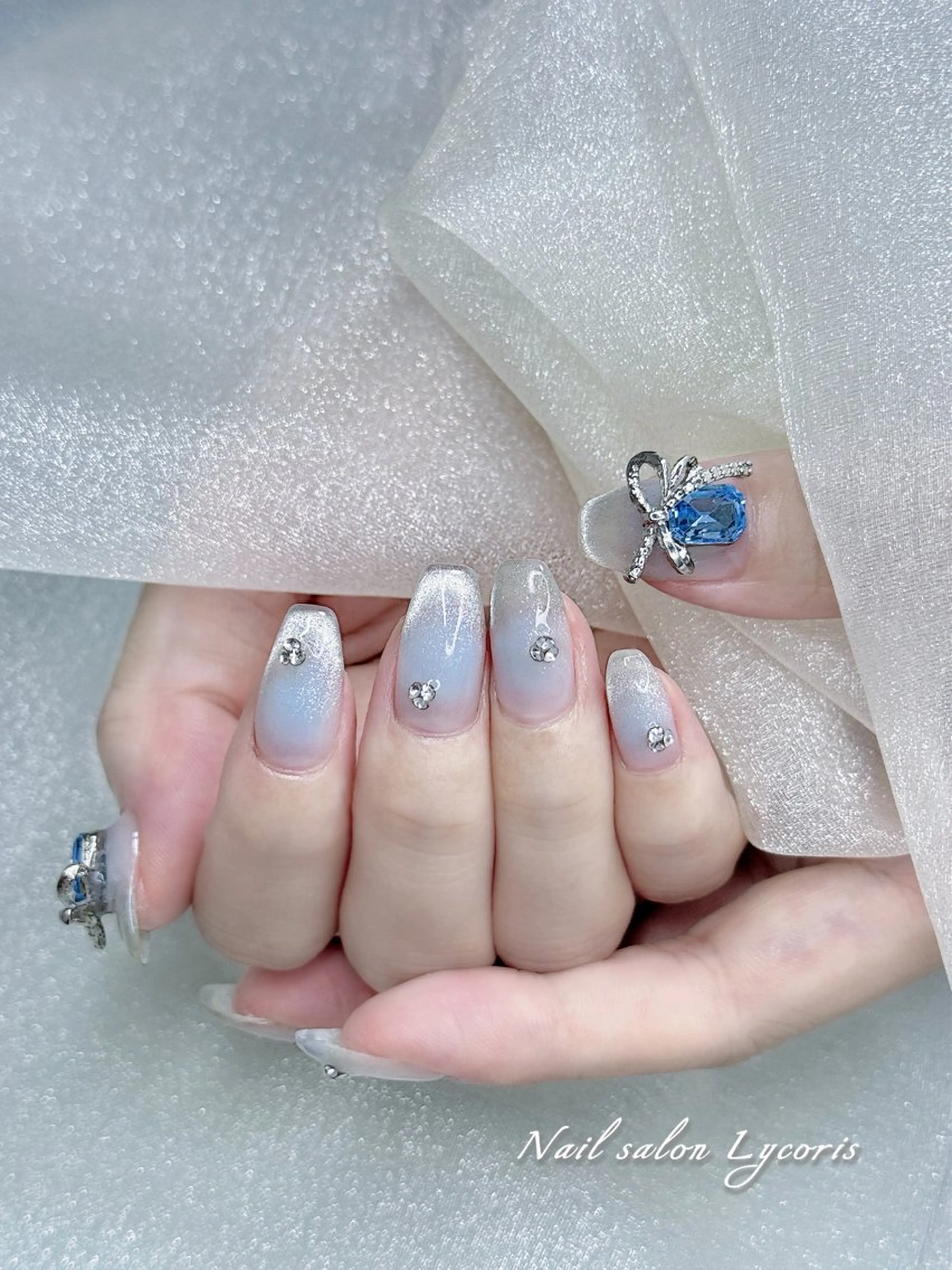 ネイル 長さ出し ハンドネイル Nail salon Lycoris キキのネイルデザイン