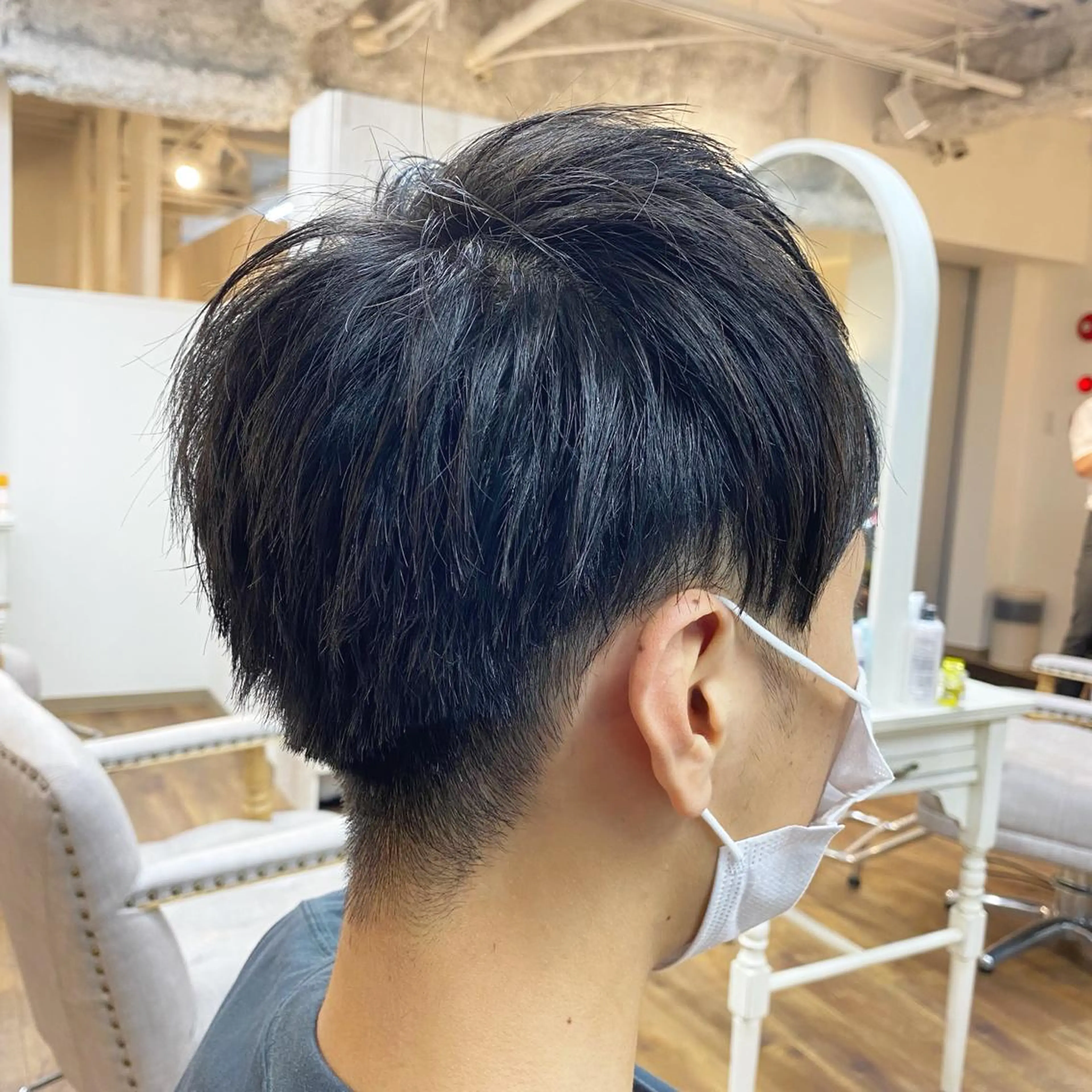ショート メンズ 大場 優のヘアスタイル