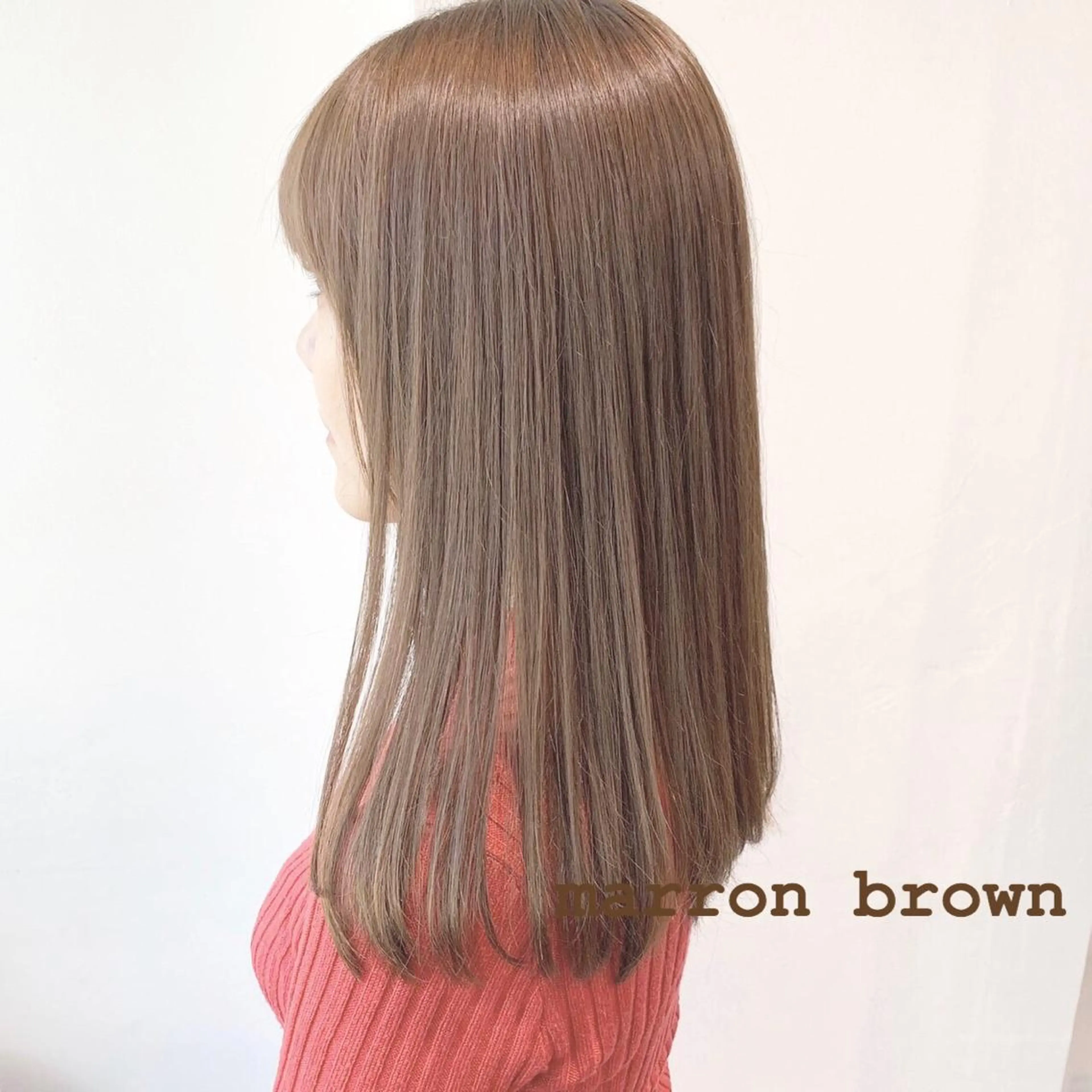 セミロング カラー 💗🤍透明感カラー 🤍💗kanonのヘアスタイル