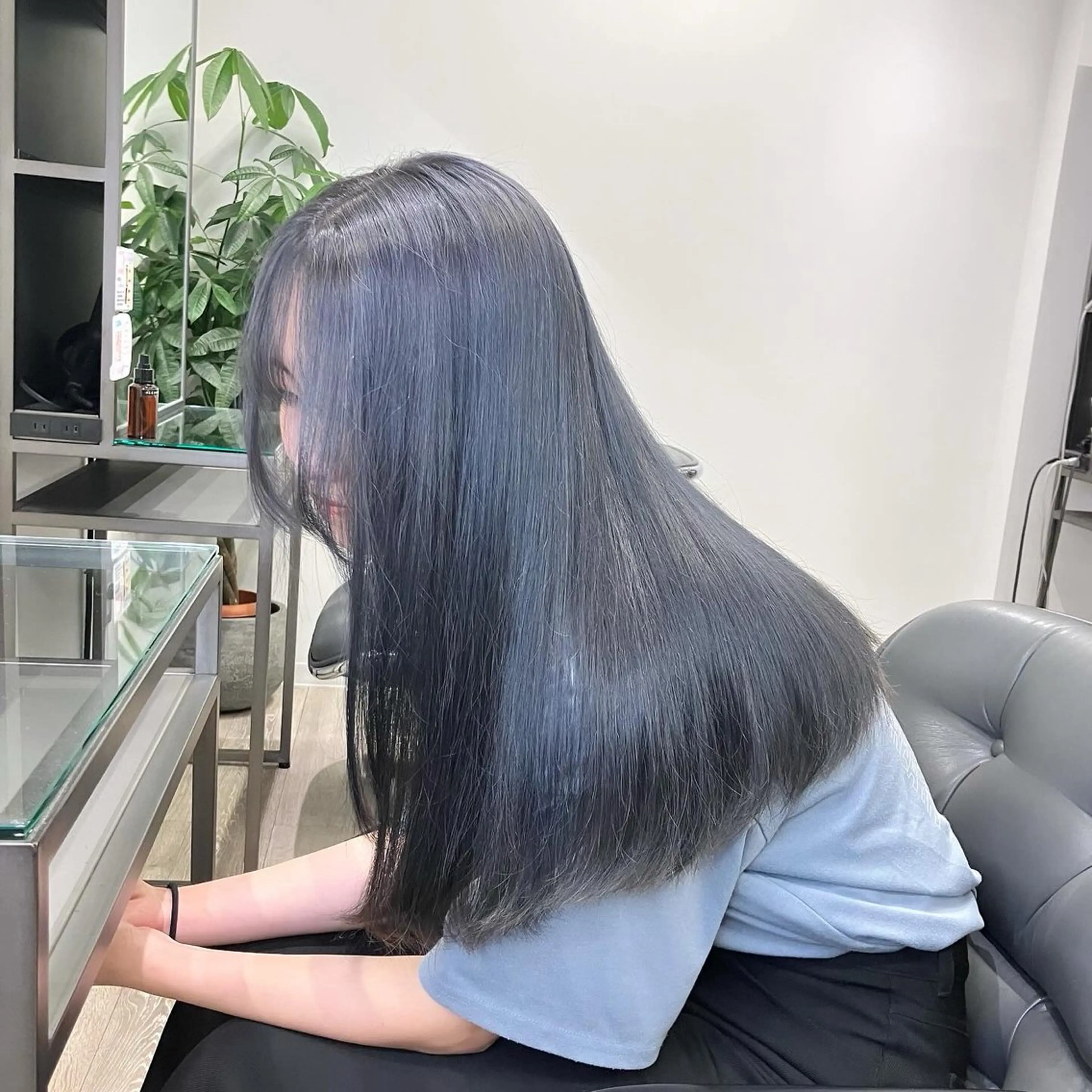 ロング 髪質改善/縮毛矯正 /美髪カラー/こてのヘアスタイル