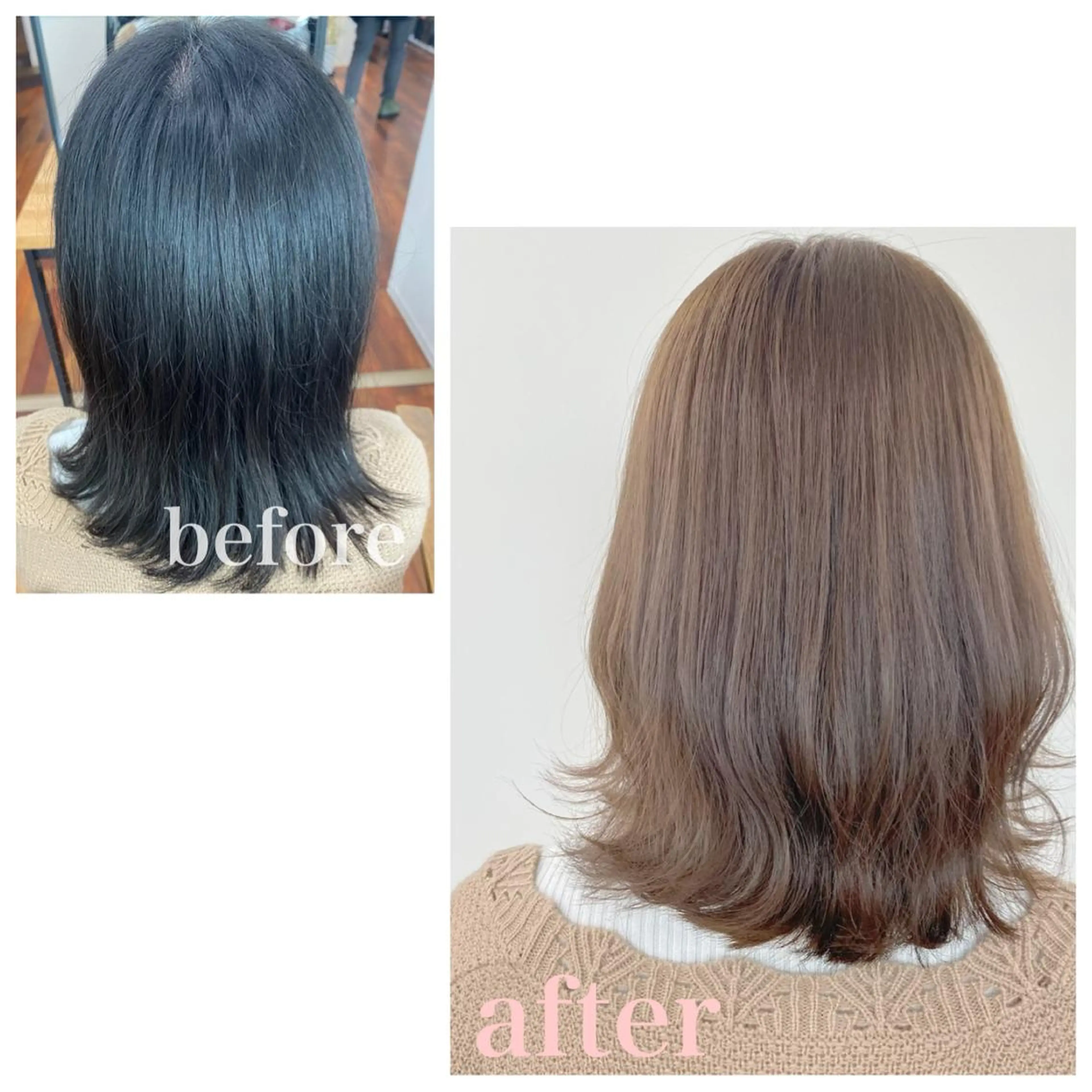 ミディアム カラー ダブルカラー GRANLUSSO 〜グランルッソ駅前店所属・木口 嘉美のヘアスタイル