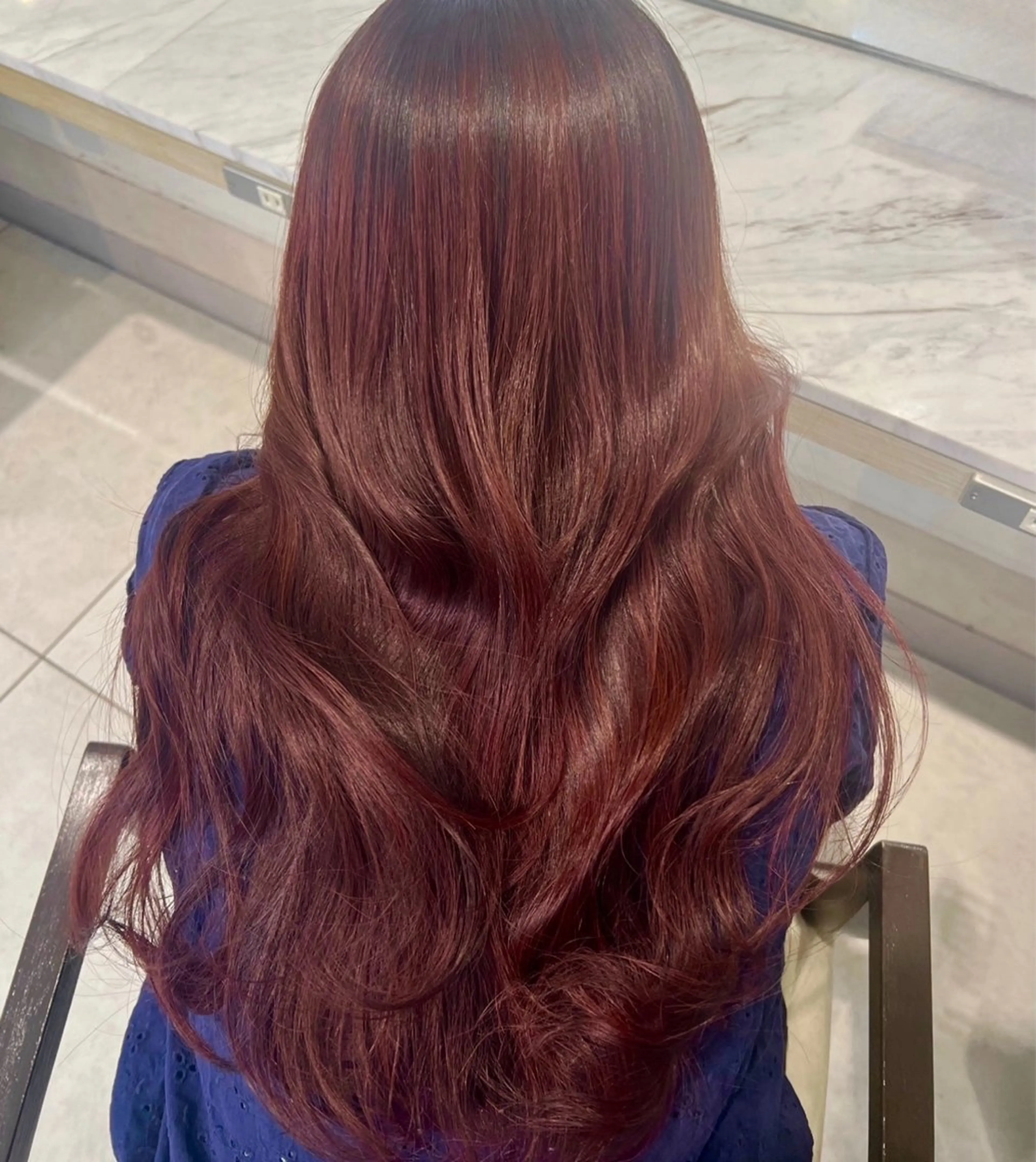 ロング カラー Euphoria新宿店所属・ローレイヤー/透明感 カラー/SHOKIのヘアスタイル