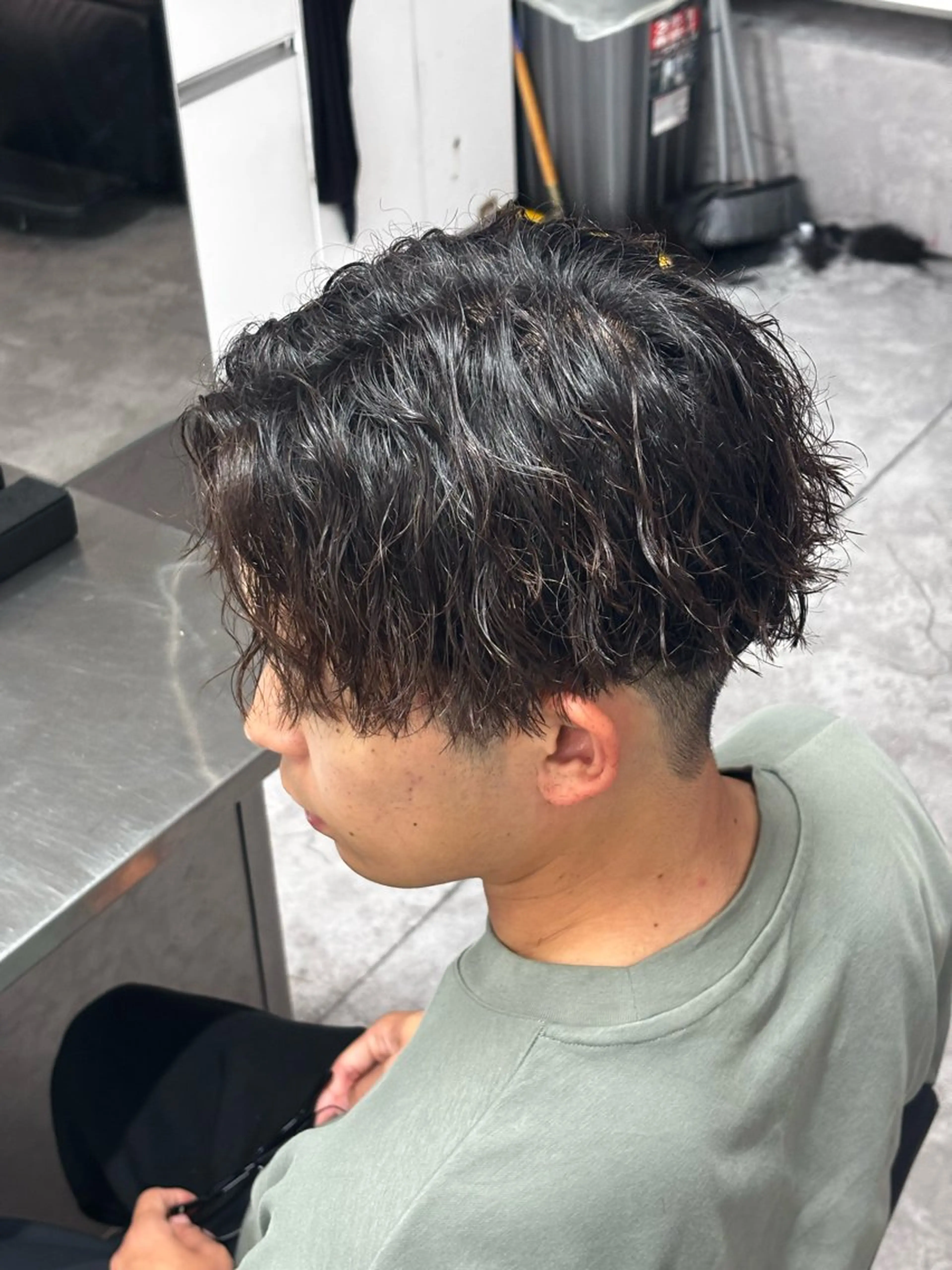 パーマ メンズ カット パーマ メンズ特化✨️ 韓国風パーマ🔥一八のヘアスタイル