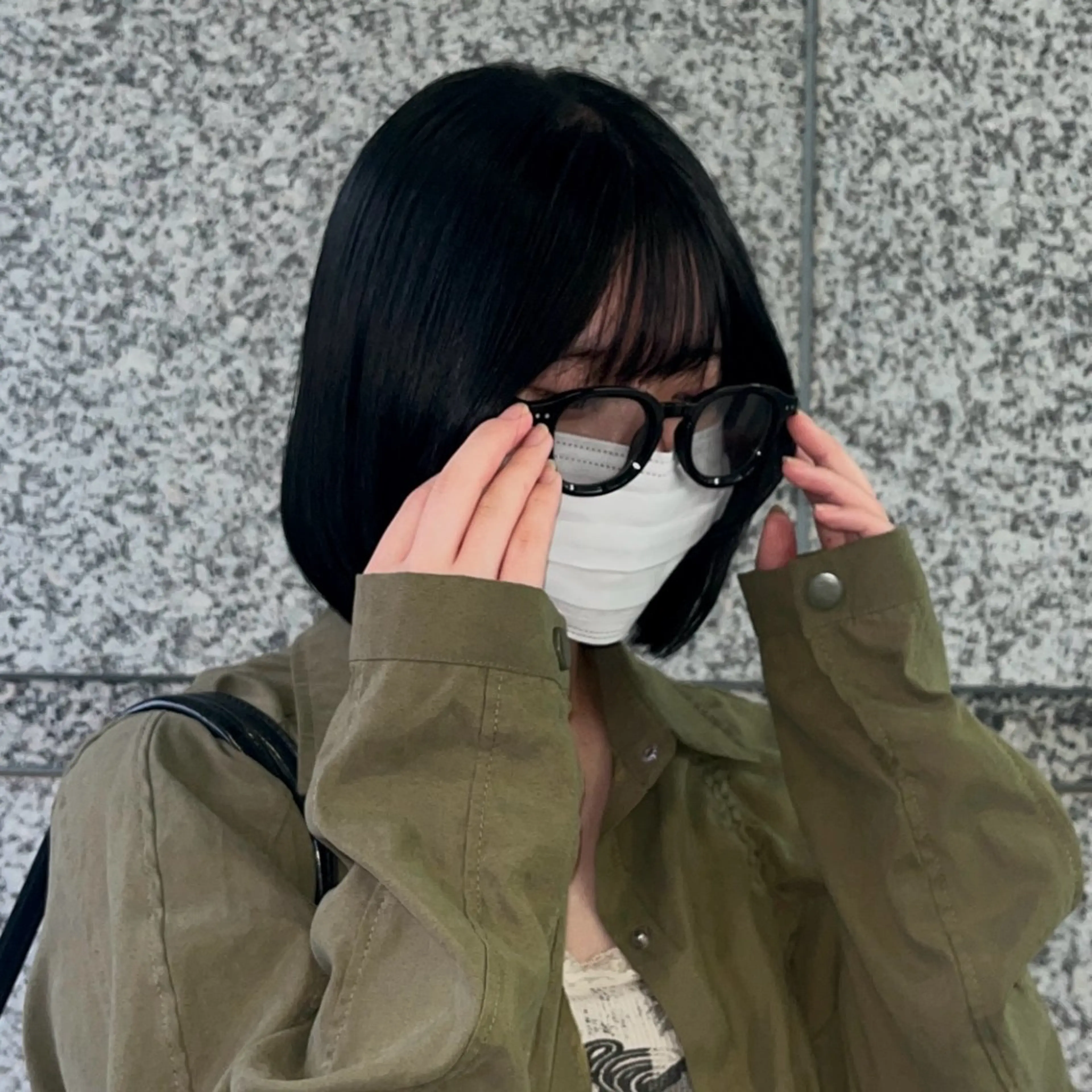 🦋切りっぱなしカット＋艶カラー🦋の写真