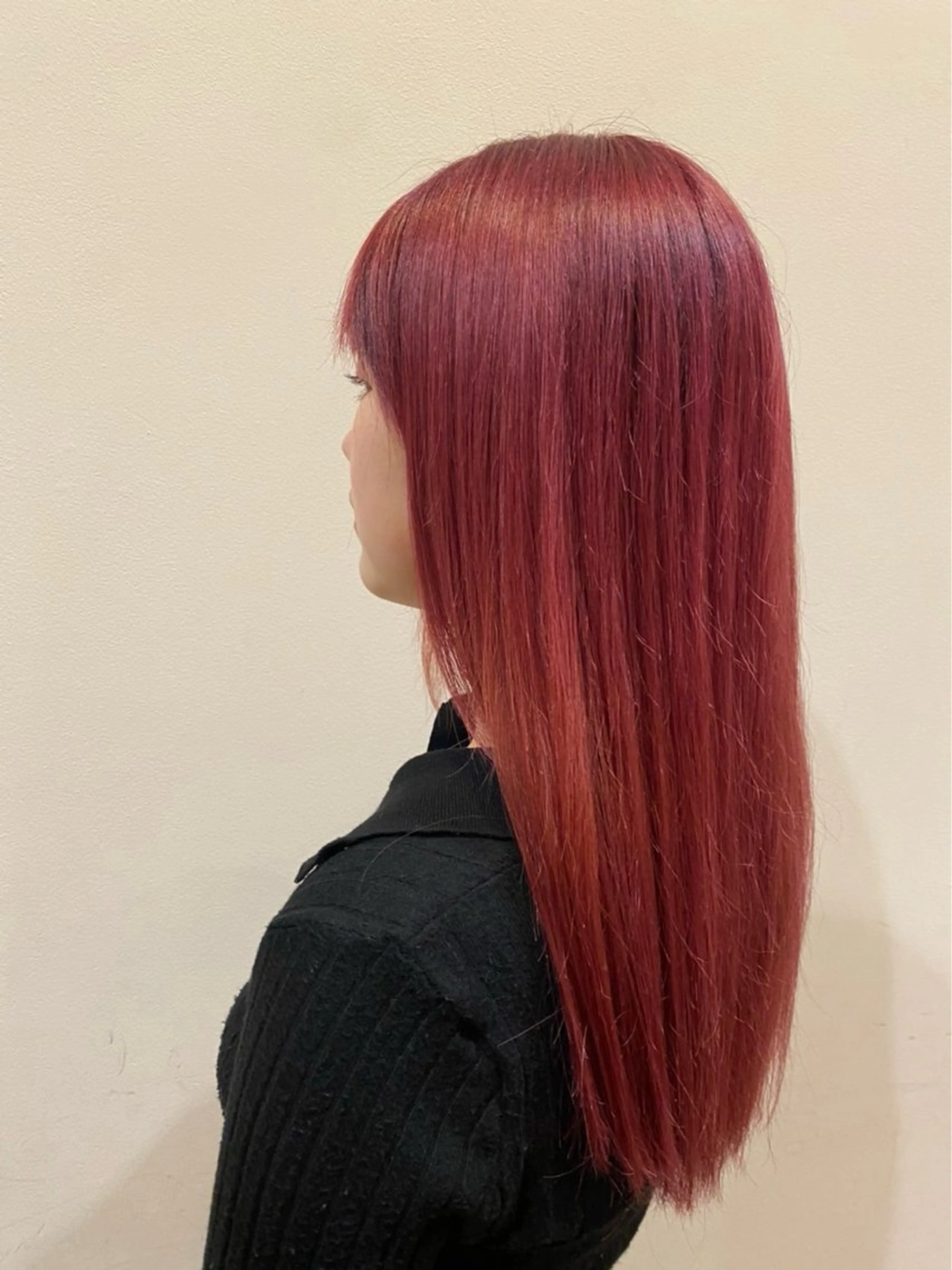 ロング カット ヘアカラー ホンダプレミアヘアー所属・浜村 来図のヘアスタイル