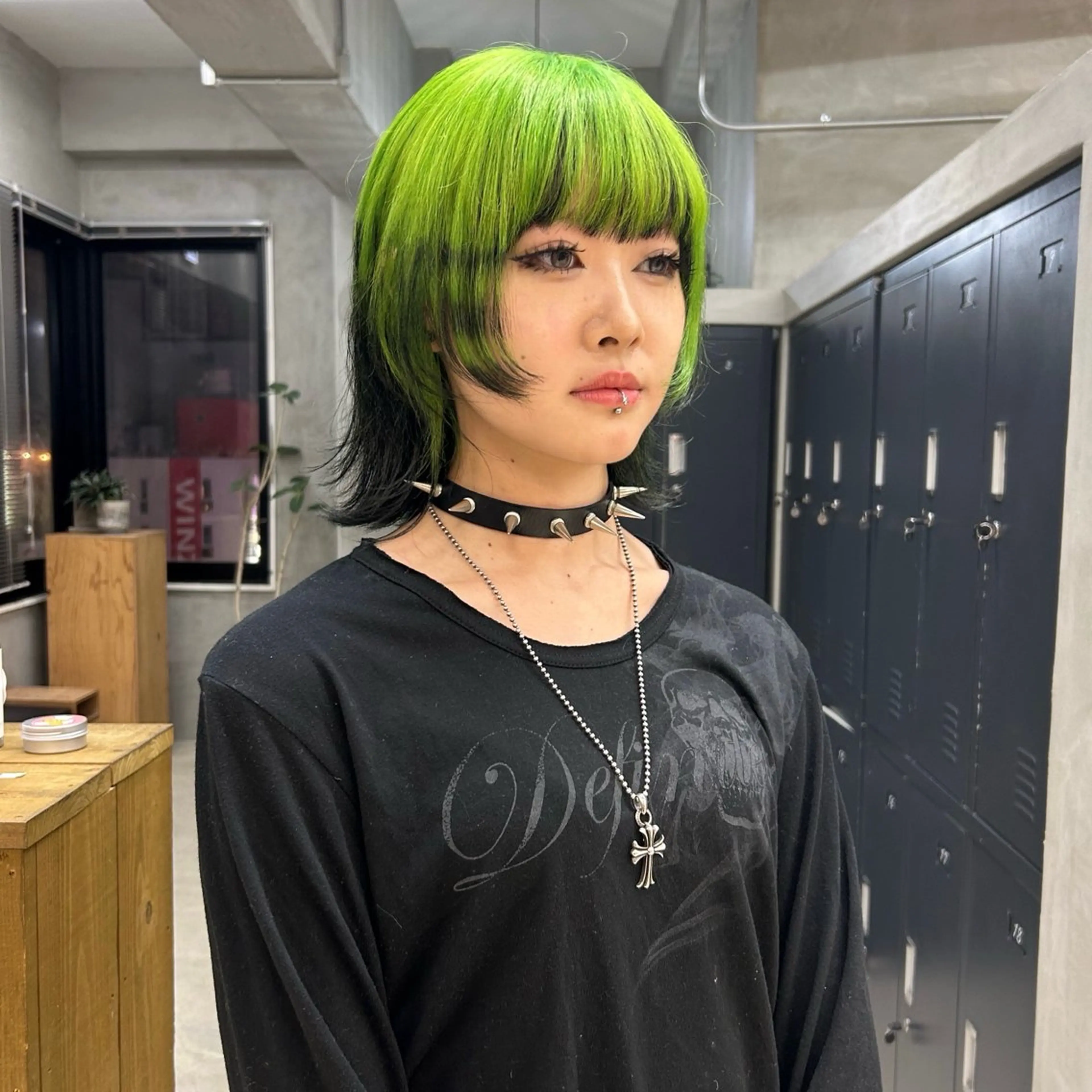 ショート カラー カット　パーマ ／シオンのヘアスタイル