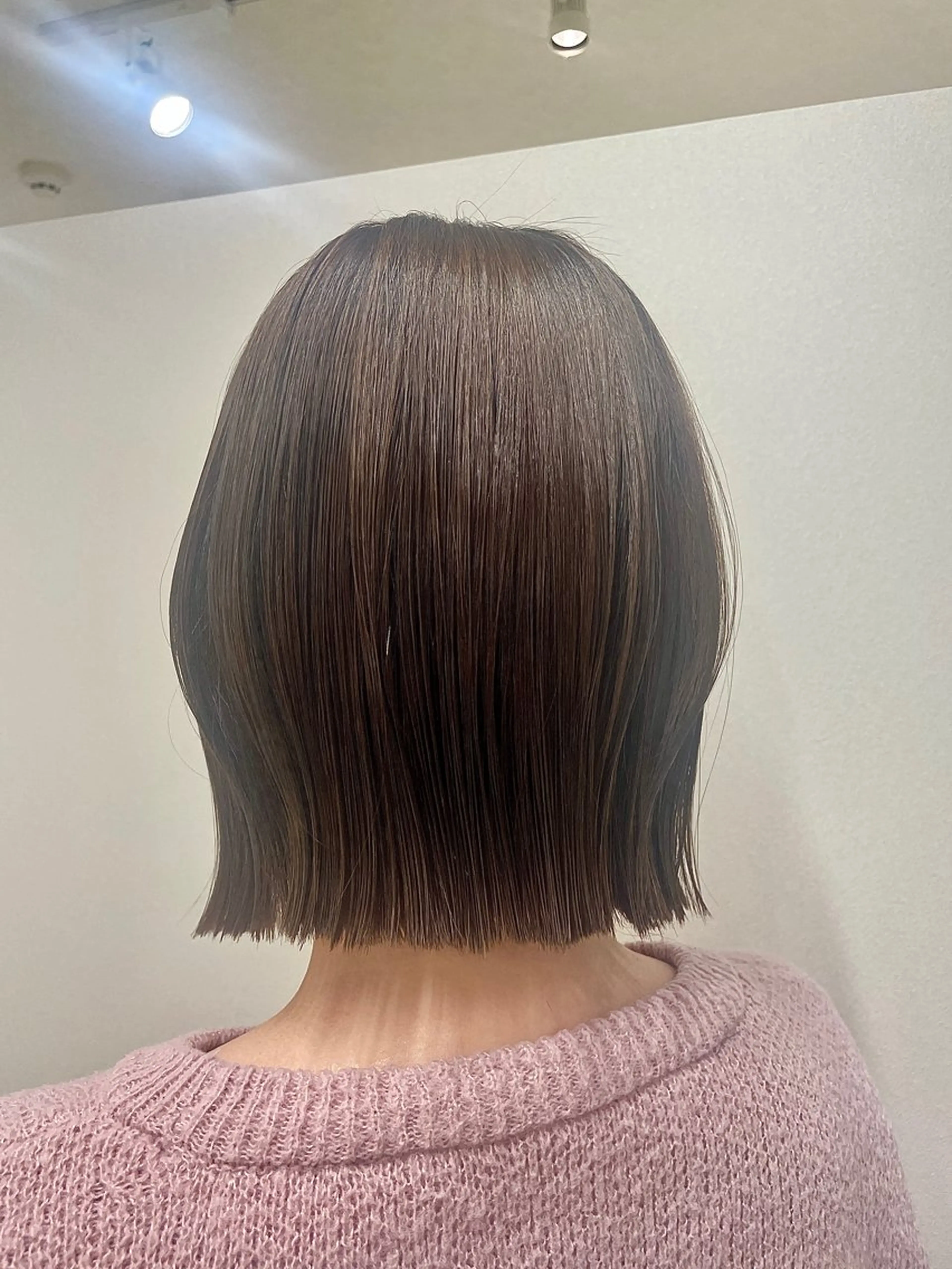 ミディアム ボブ エンドウ ミノリ🤎 /半個室/レイヤーのヘアスタイル