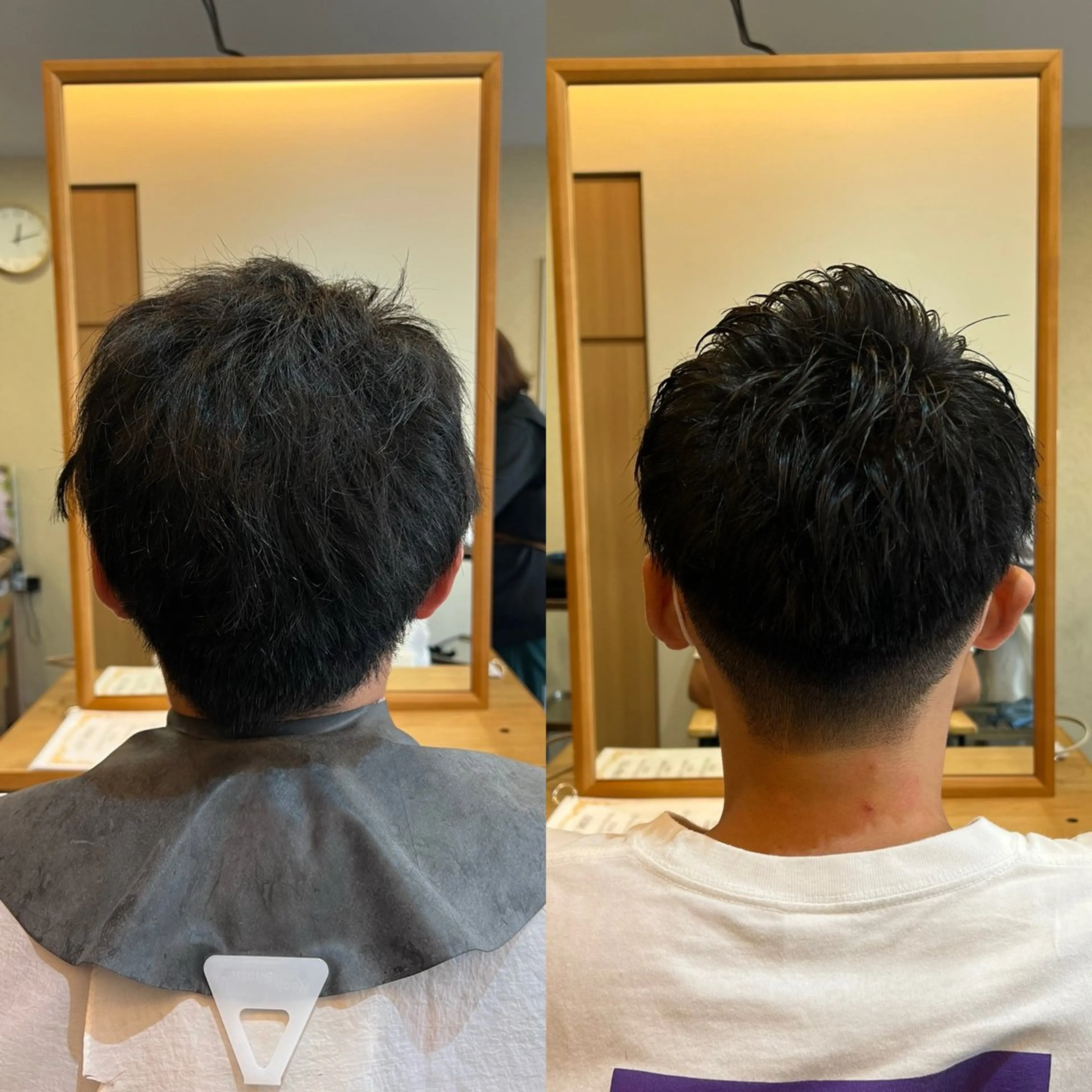 パーマ メンズ 馬場 彩のヘアスタイル