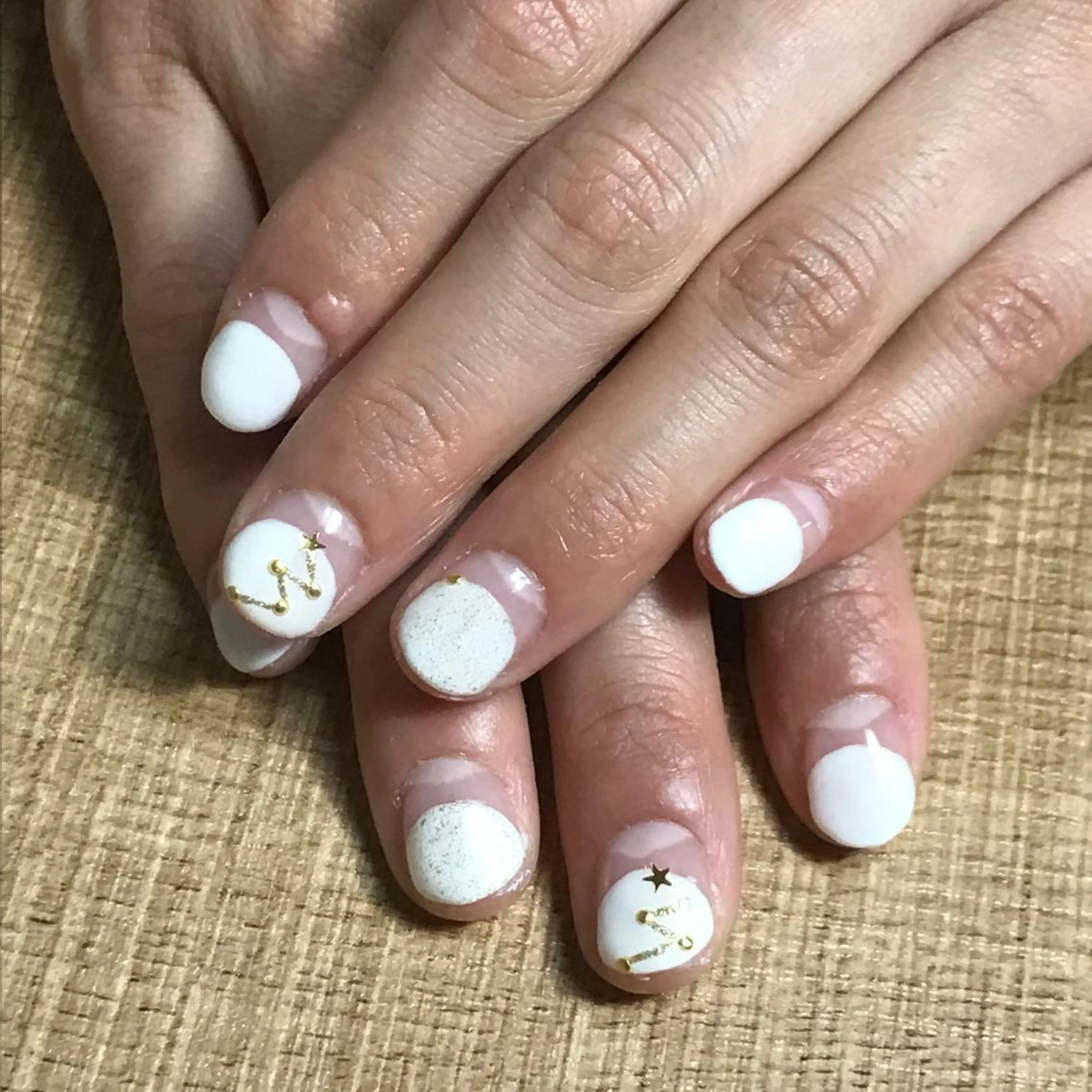 ネイル アートネイル フレンチネイル 安藤 Charlotteのネイルデザイン