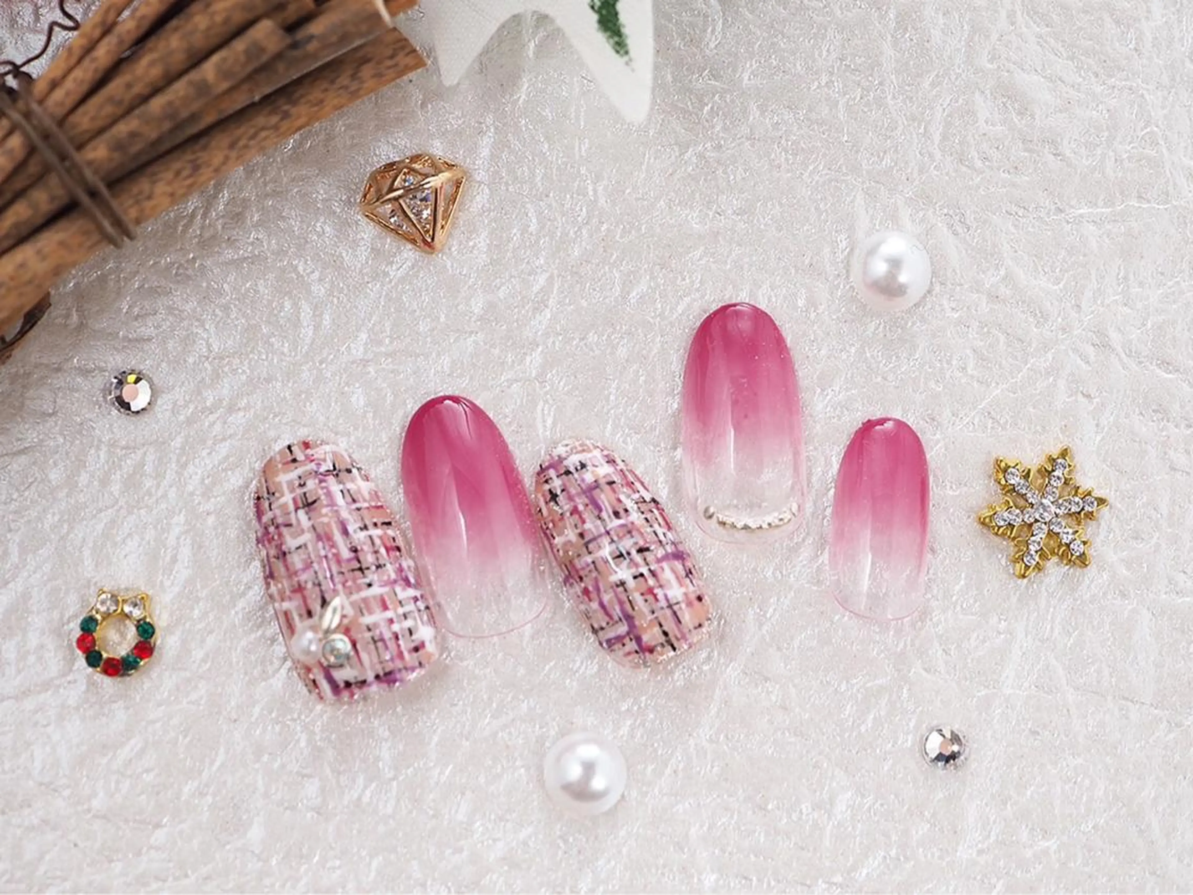 ネイル ネイルPetit Ribbonのネイルデザイン