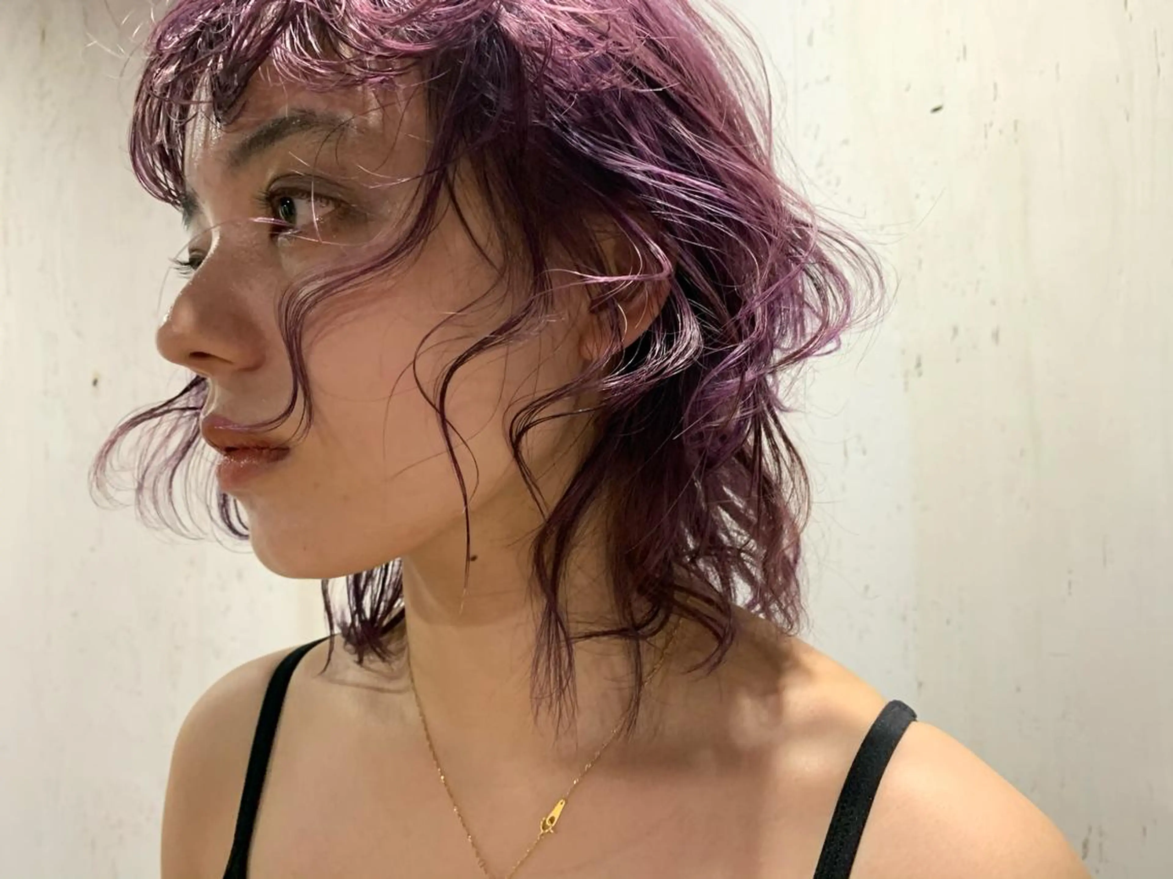 ミディアム 美髪・シールエクステ ホソタニリョウコのヘアスタイル