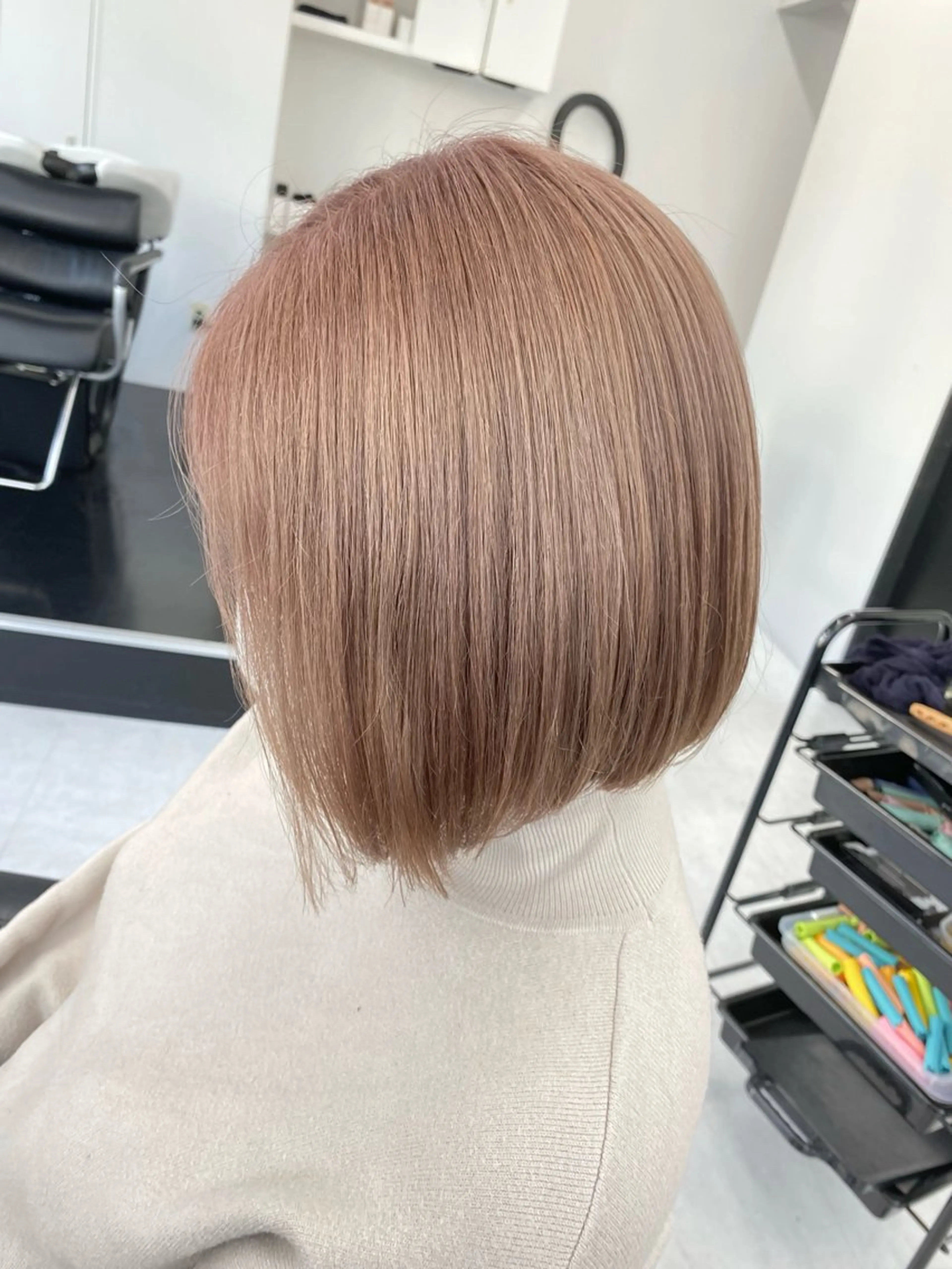 《高校大学卒業の方限定》カット+ケアブリーチ+カラー+TRの写真