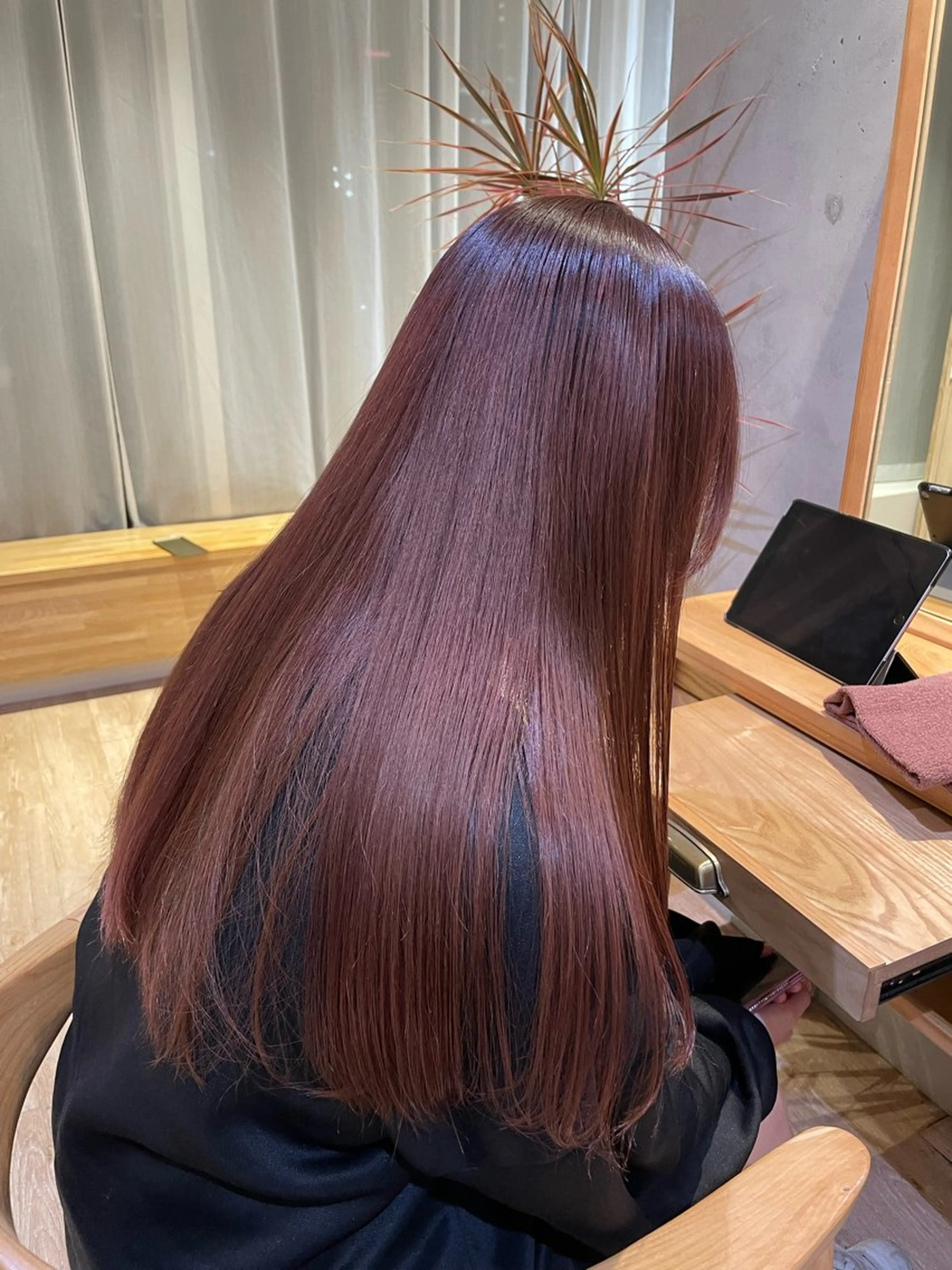 ロング カラー ブラウンカラー ピンクカラー ピンクブラウン say.所属・たなか こころ🎀のヘアスタイル