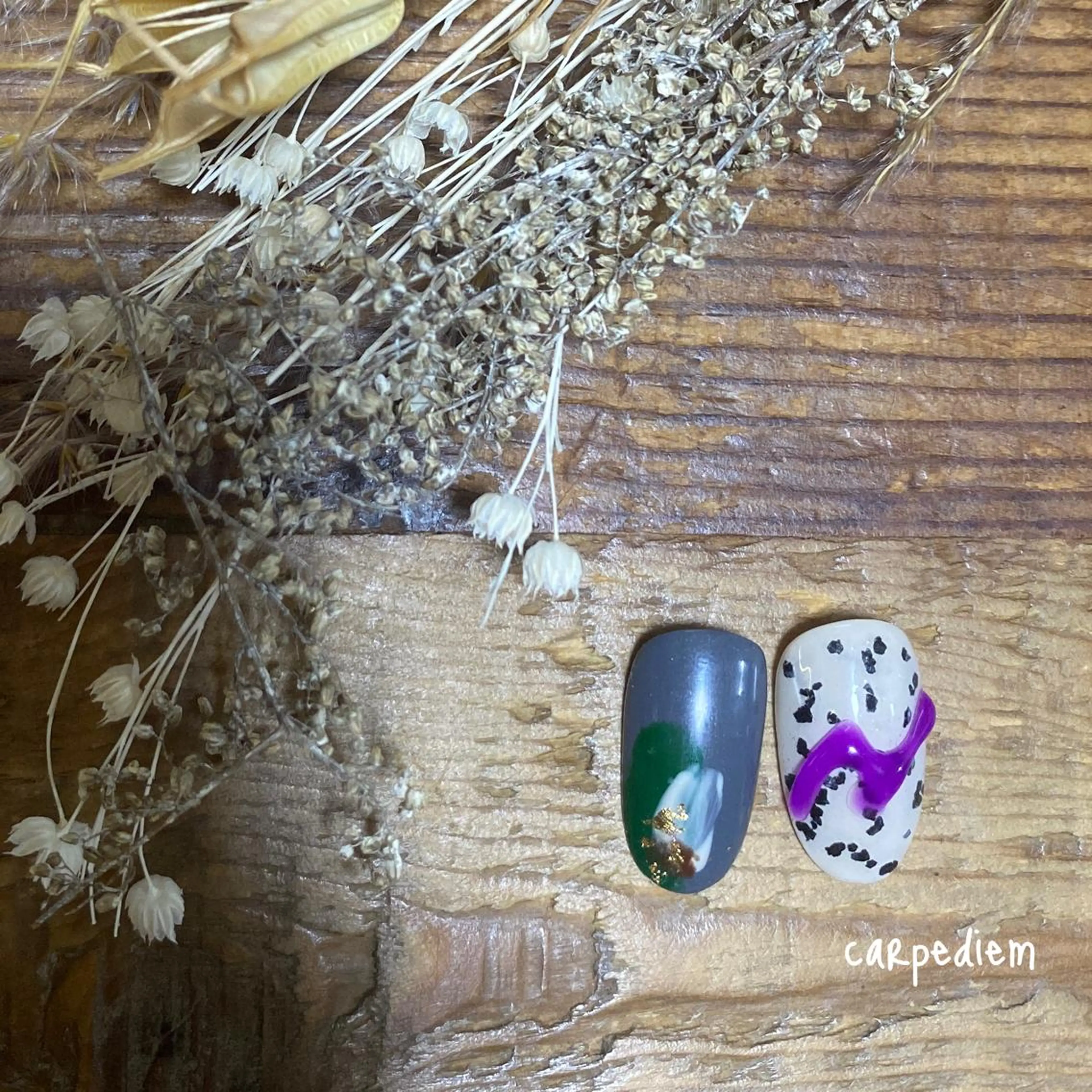 ミディアム 城東区ネイルサロン carpediemのネイルデザイン