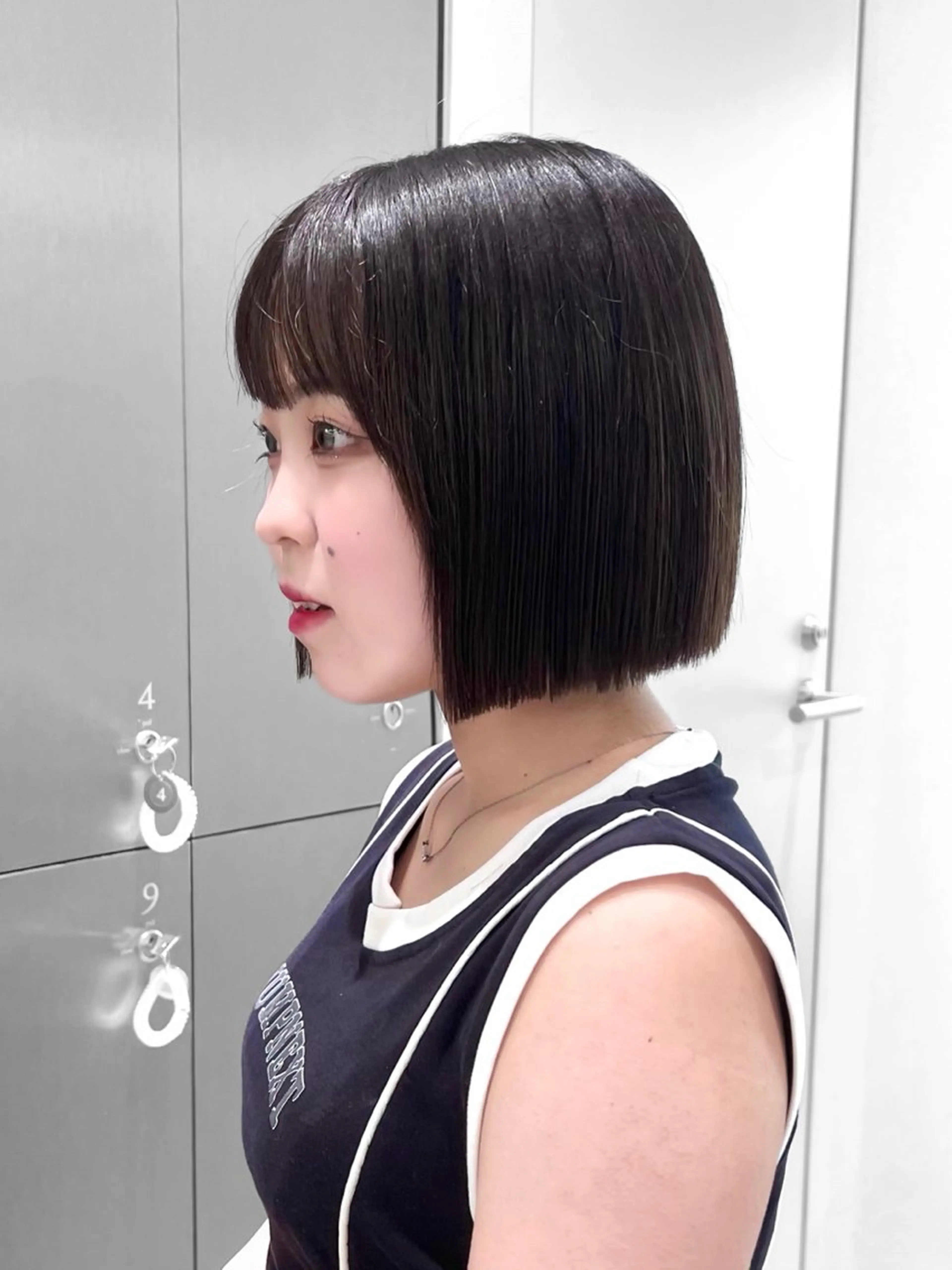 ショート カラー ヘアアレンジ カット ヘアカラー 縮毛矯正 トリートメント ヘッドスパ ヘアセット 縮毛矯正🤍 盛れるボブ/ひかりのヘアスタイル