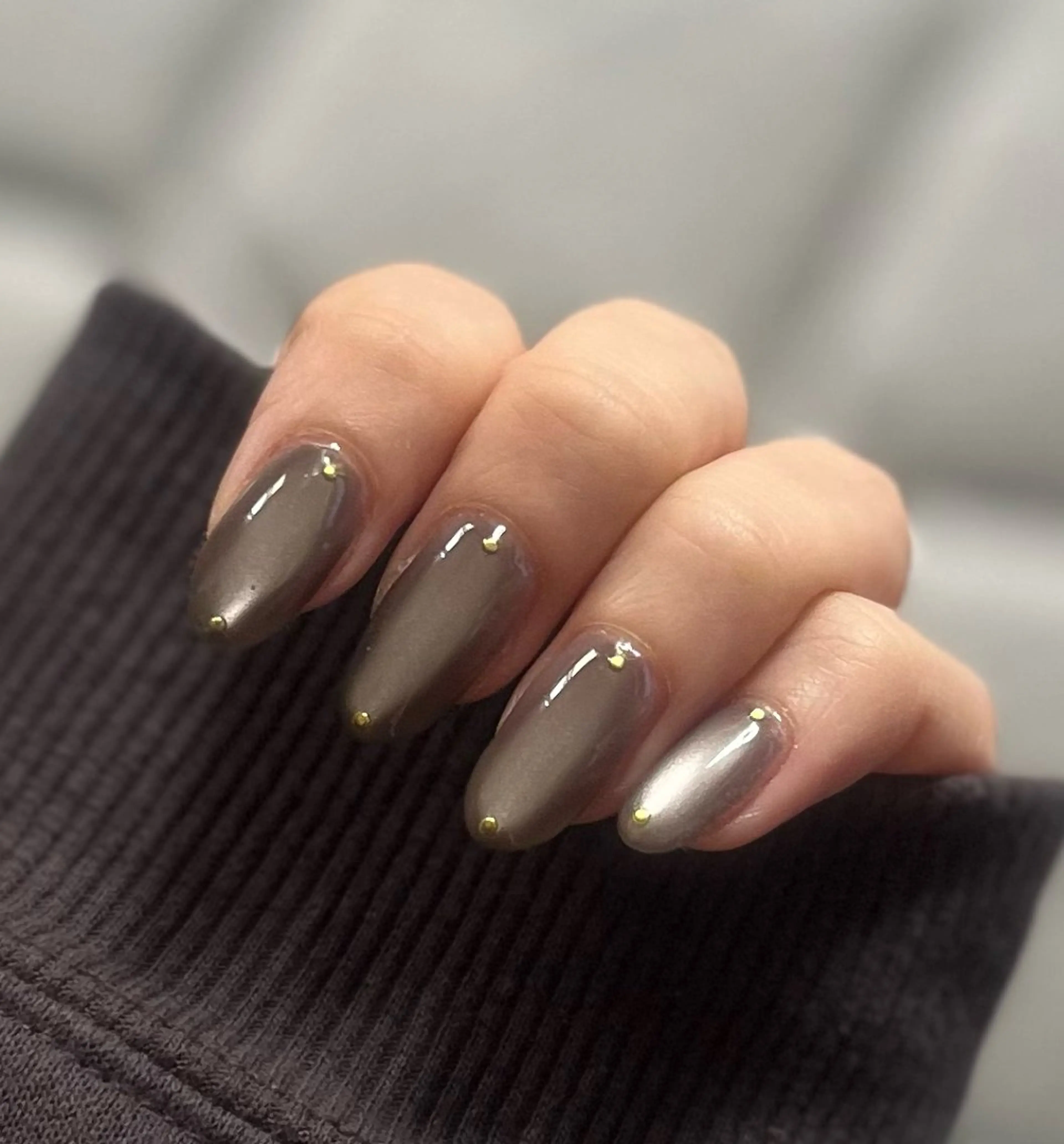 ネイル マグネットネイル シンプルネイル 島田 亜紀のネイルデザイン