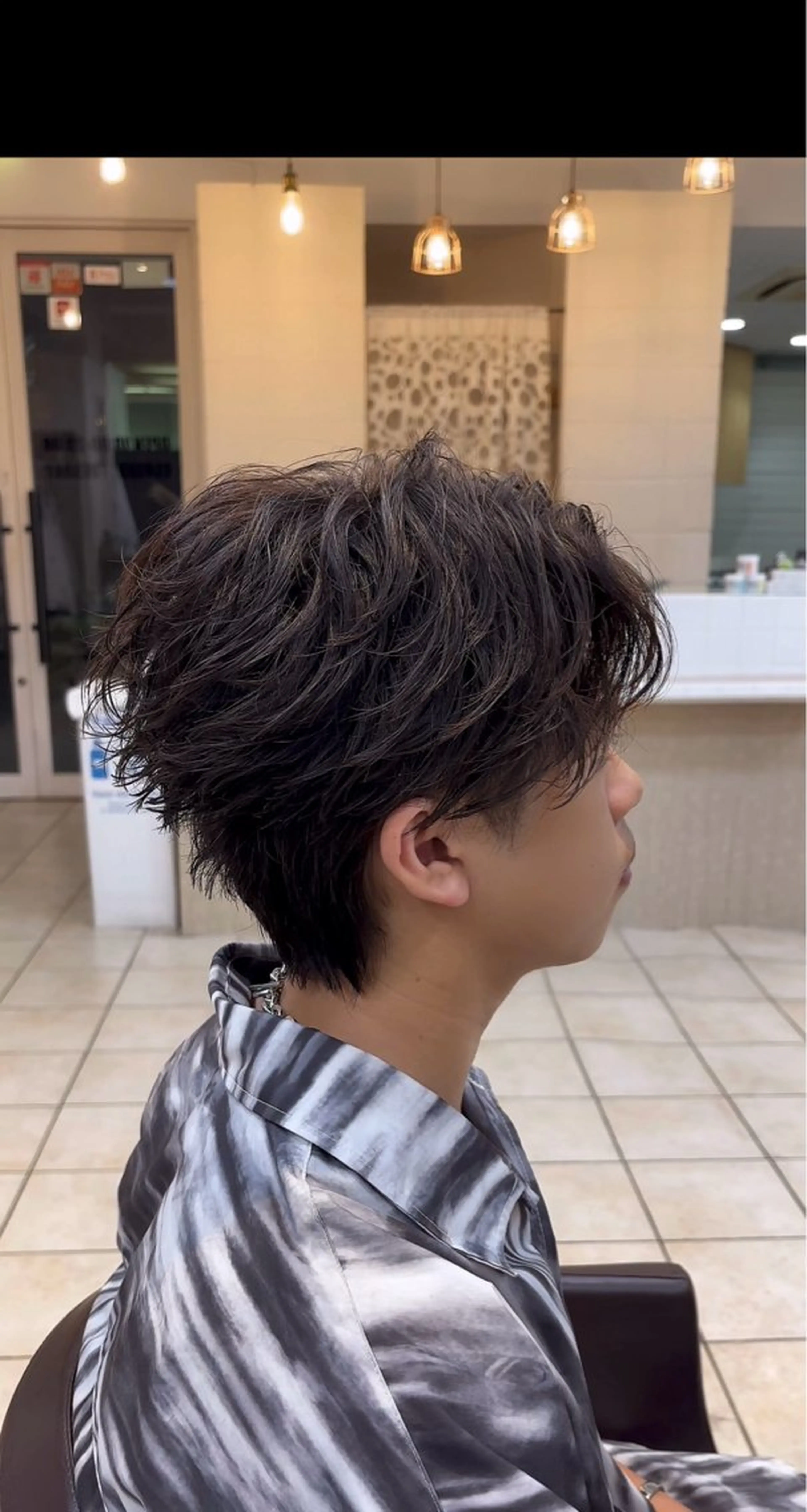 ショート パーマ メンズ フェザーパーマ メンズパーマ 👑大宮メンズパーマ No.1Mizukiのヘアスタイル