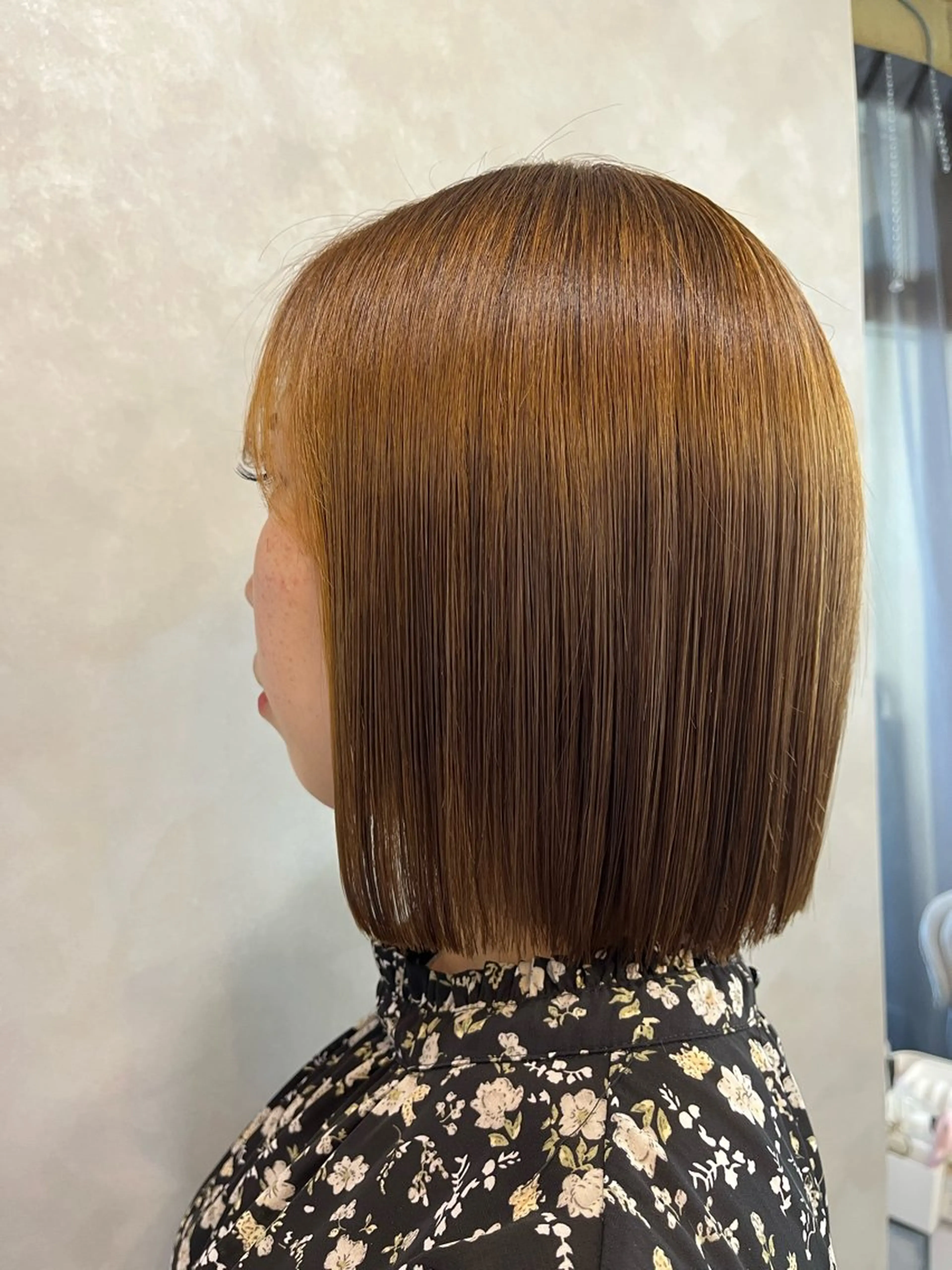 ミディアム 切りっぱなしボブ ボブ ｊｏｕｅｒｍ所属・透明感/グレージュ /韓国レイヤー🪽のヘアスタイル