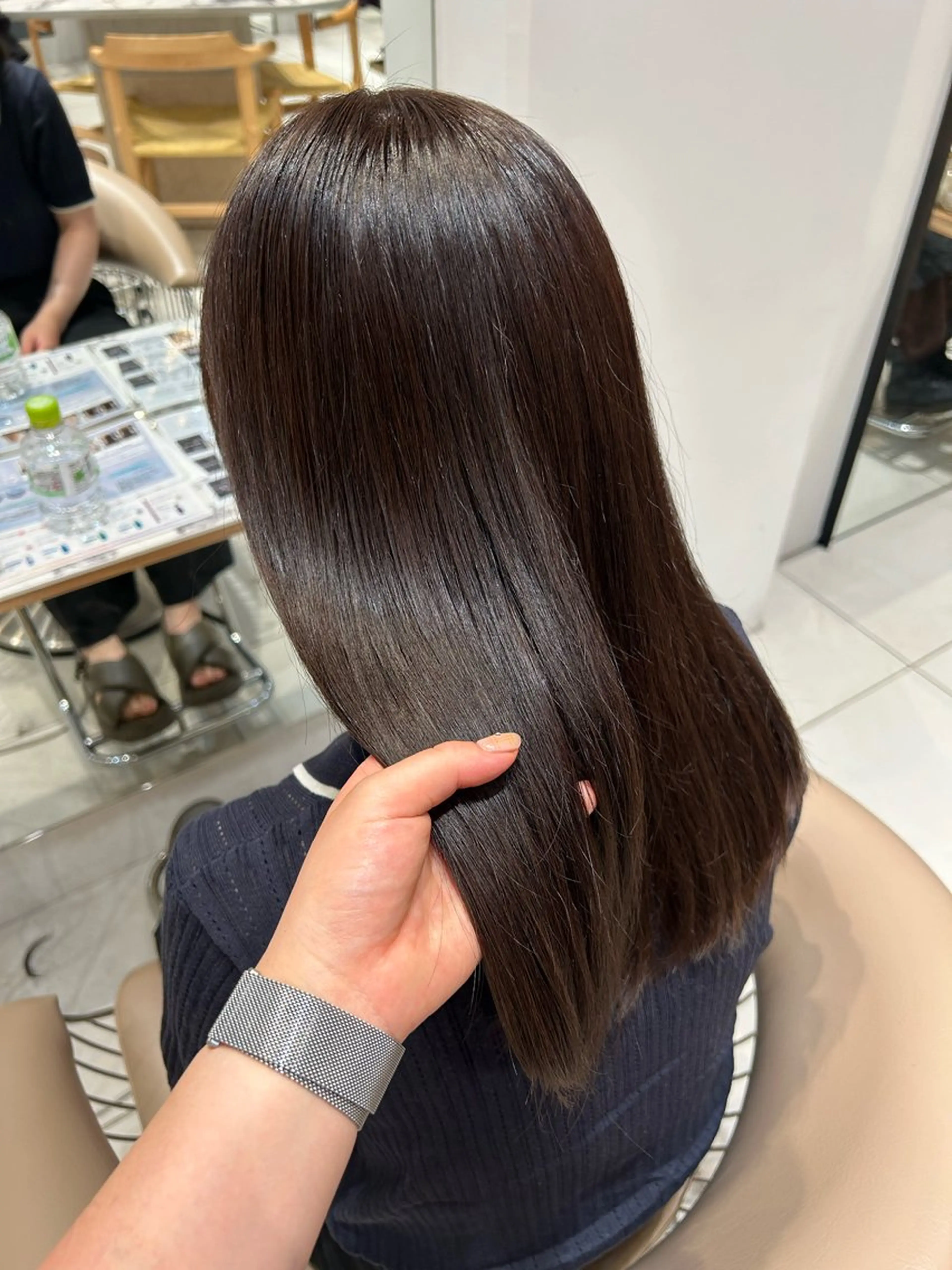 ロング トリートメント カット ヘアカラー MIKA/ボブ/ レイヤー/メンズのヘアスタイル