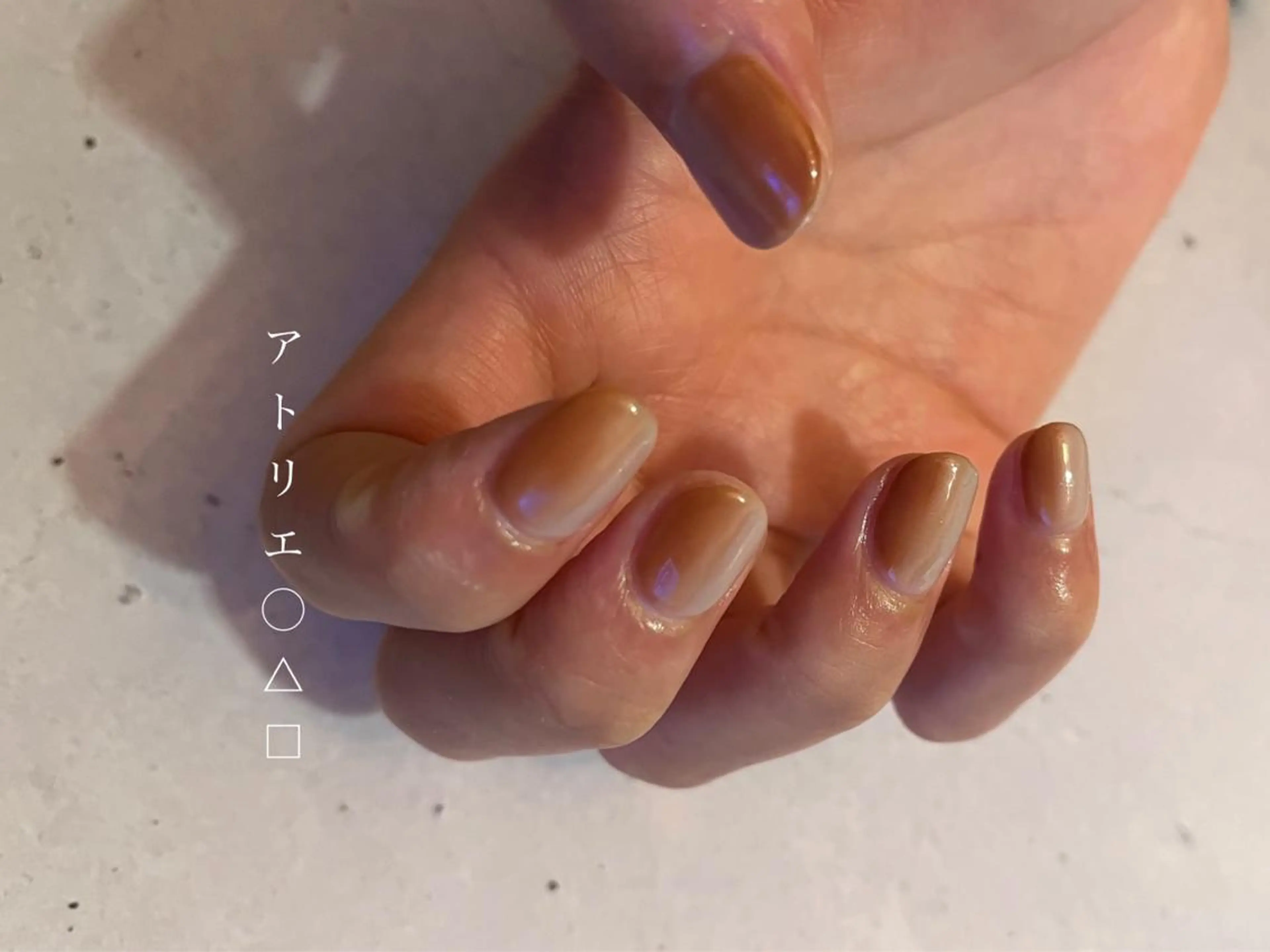 ネイル グラデーション ハンドネイル アトリエ ○△□のネイルデザイン
