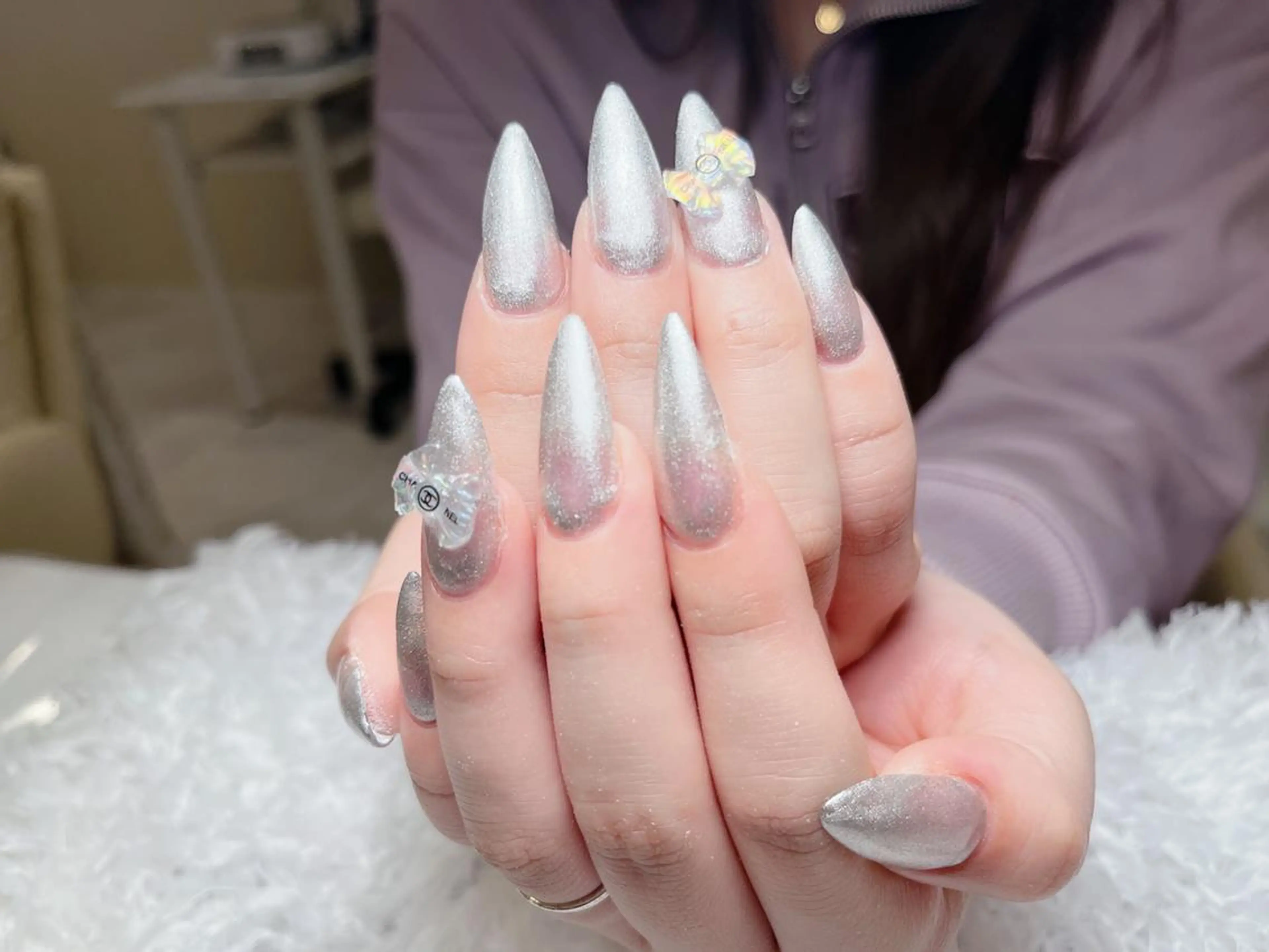 ネイル na🎀🎀na ちゅるちゅるのネイルデザイン