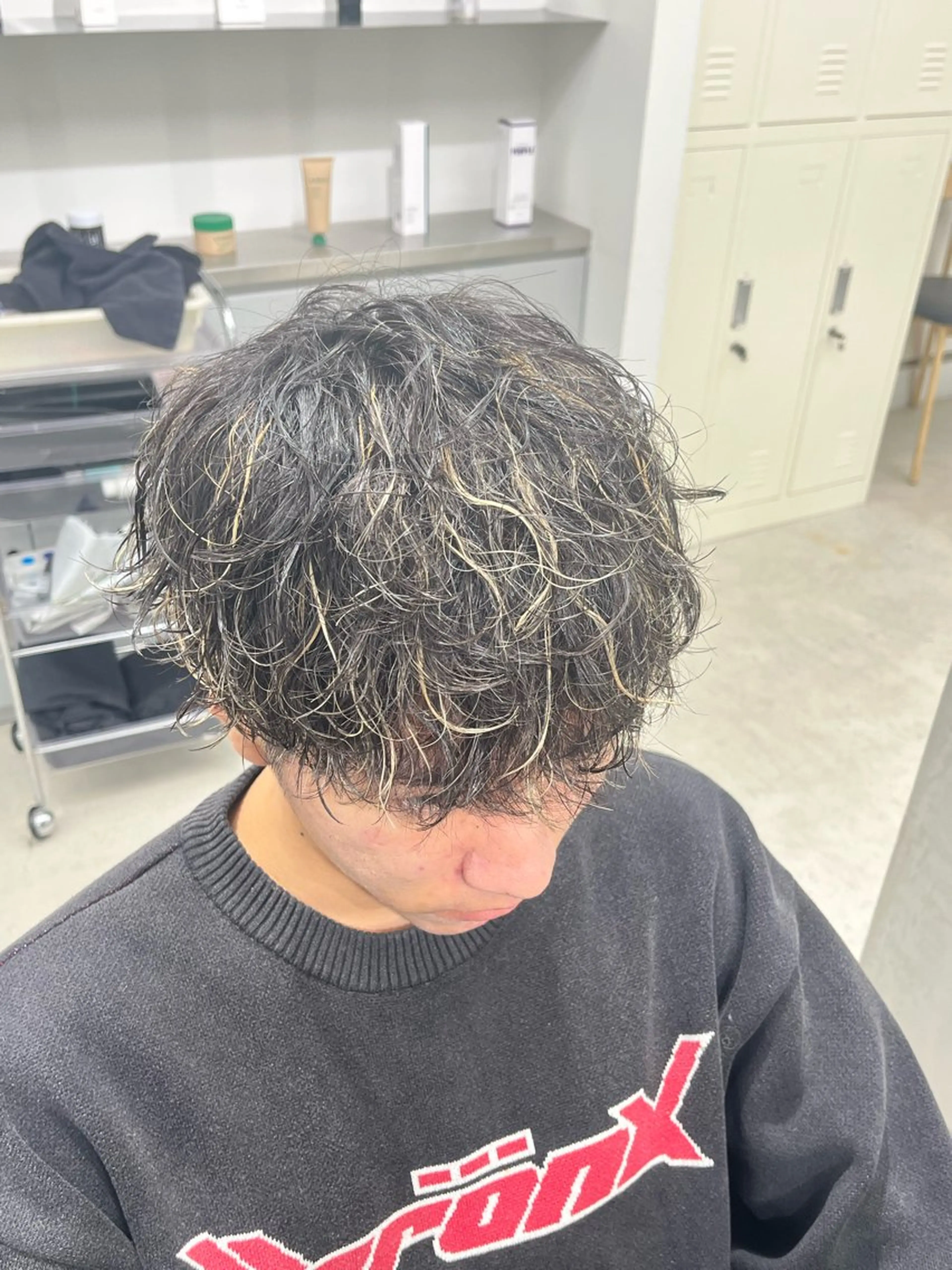 パーマ メンズ 深谷 侑亮のヘアスタイル