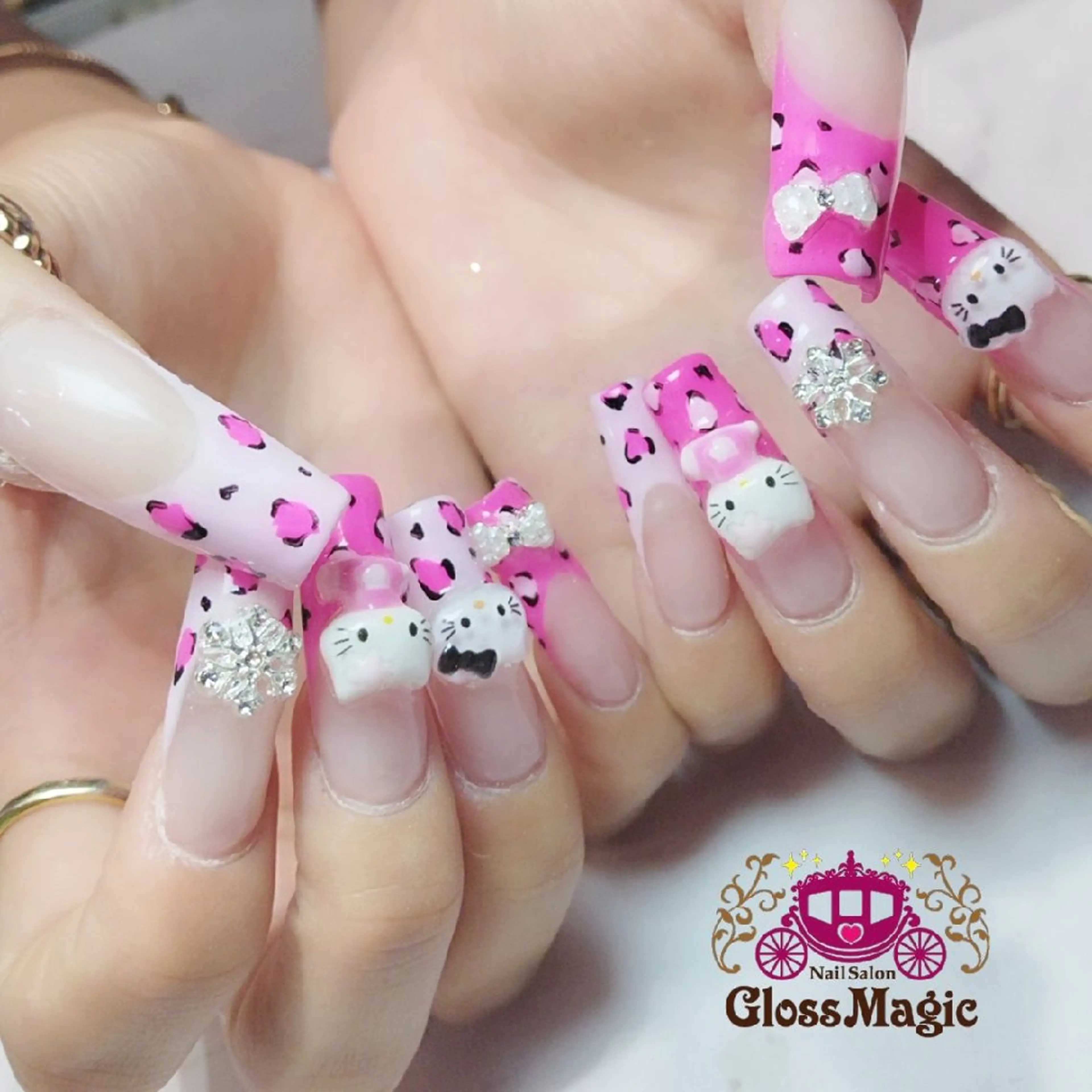 ネイル ロングネイル ネイルチップ ハンドネイル あ きのネイルデザイン