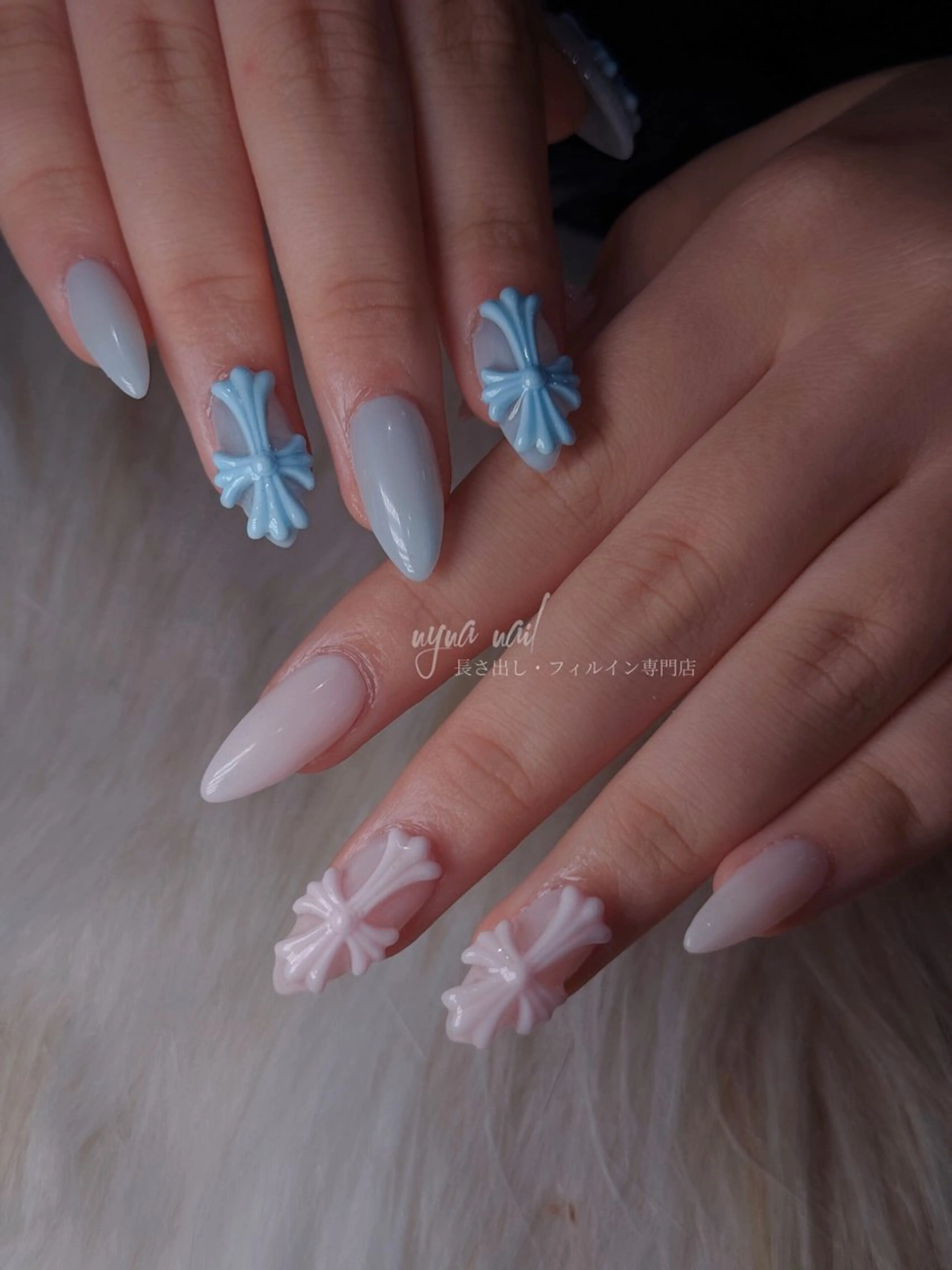 ネイル 長さ出し ネイルチップ ハンドネイル 長さ出し専門 nynaのネイルデザイン