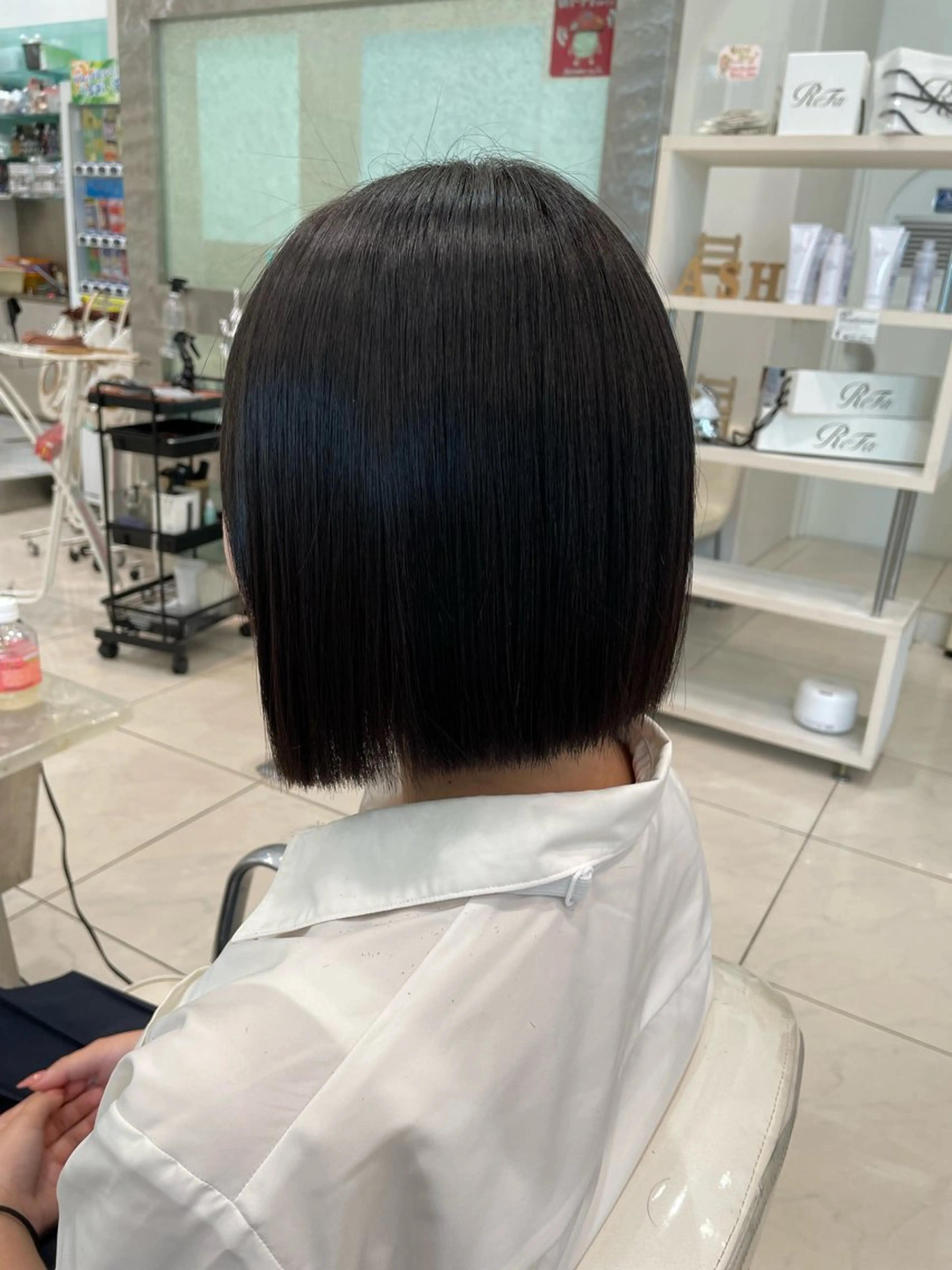 ショート カット 縮毛矯正 トップスタイリスト 石川みやびのヘアスタイル