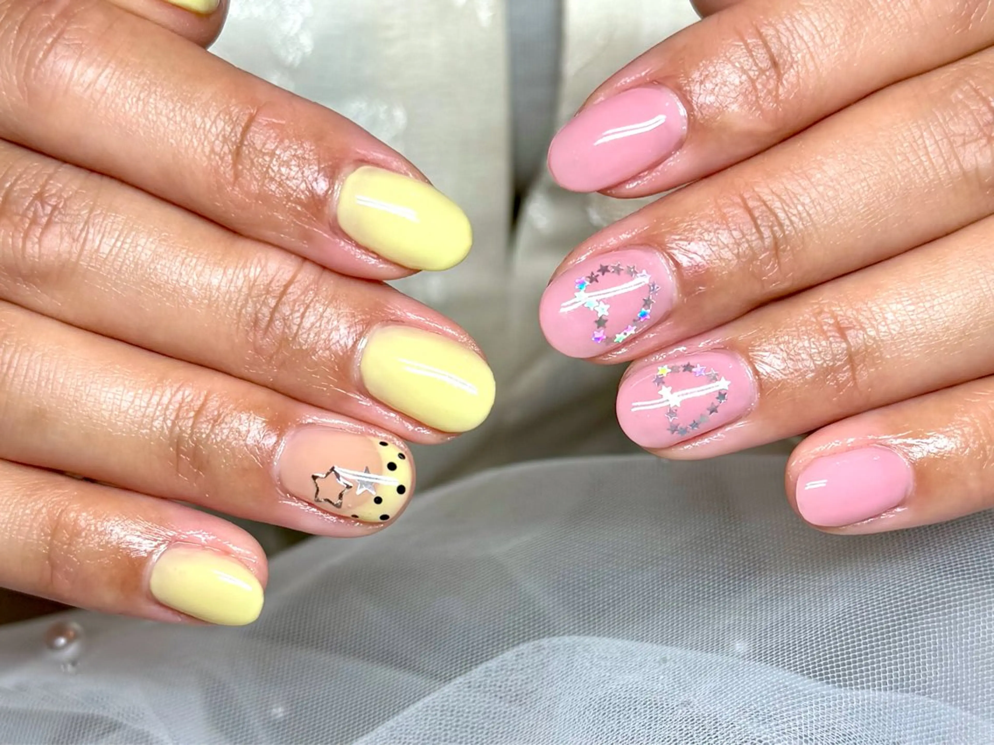 ネイル ハート ハンドネイル HazeGrass NAILのネイルデザイン