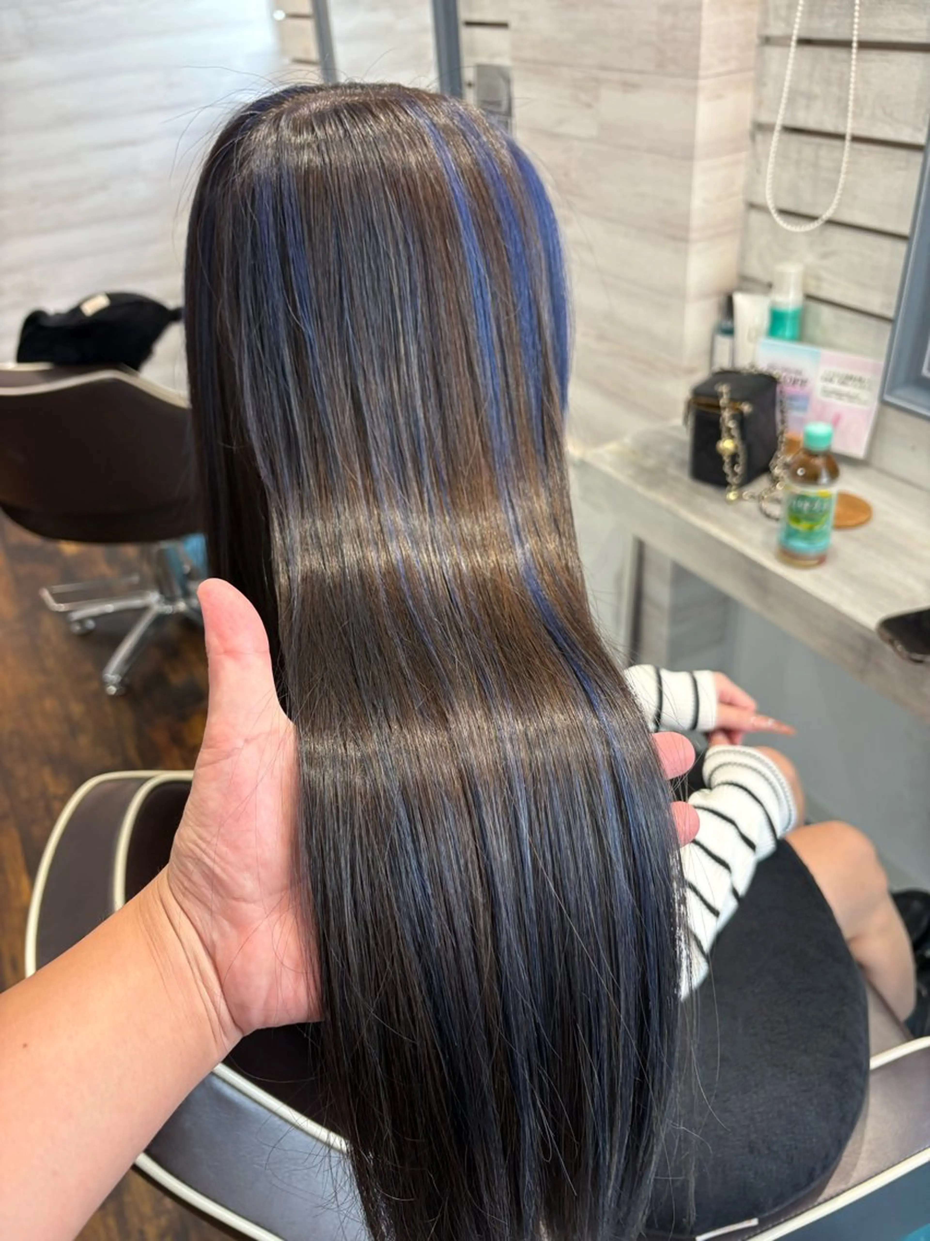 ロング ハイライト ヘアカラー トリートメント LOCO/ Koukiのヘアスタイル