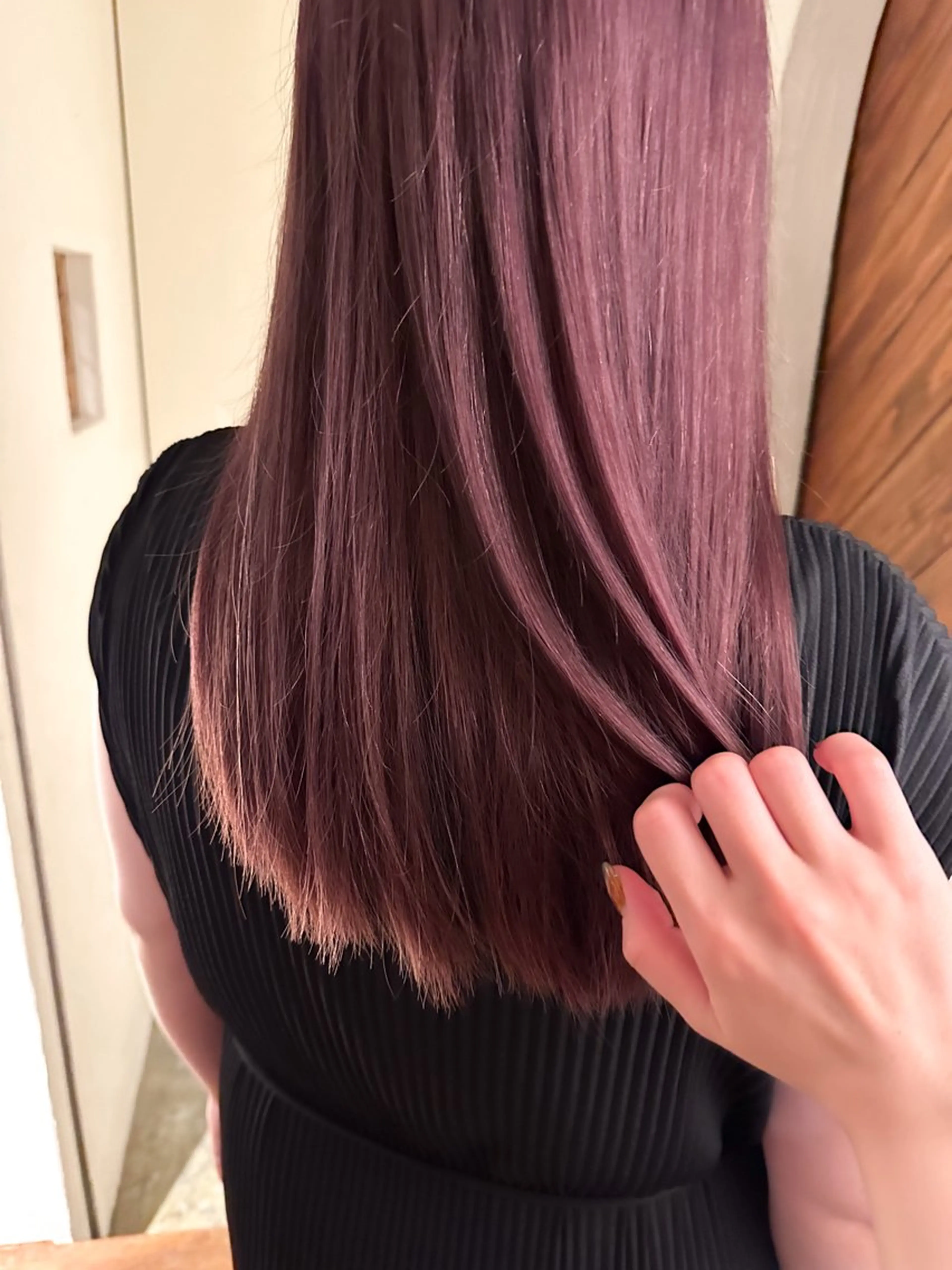 ロング カラー ヘアアレンジ カット トリートメント ヘアセット 🤎ono/ 切りっぱなしボブ🤎のヘアスタイル