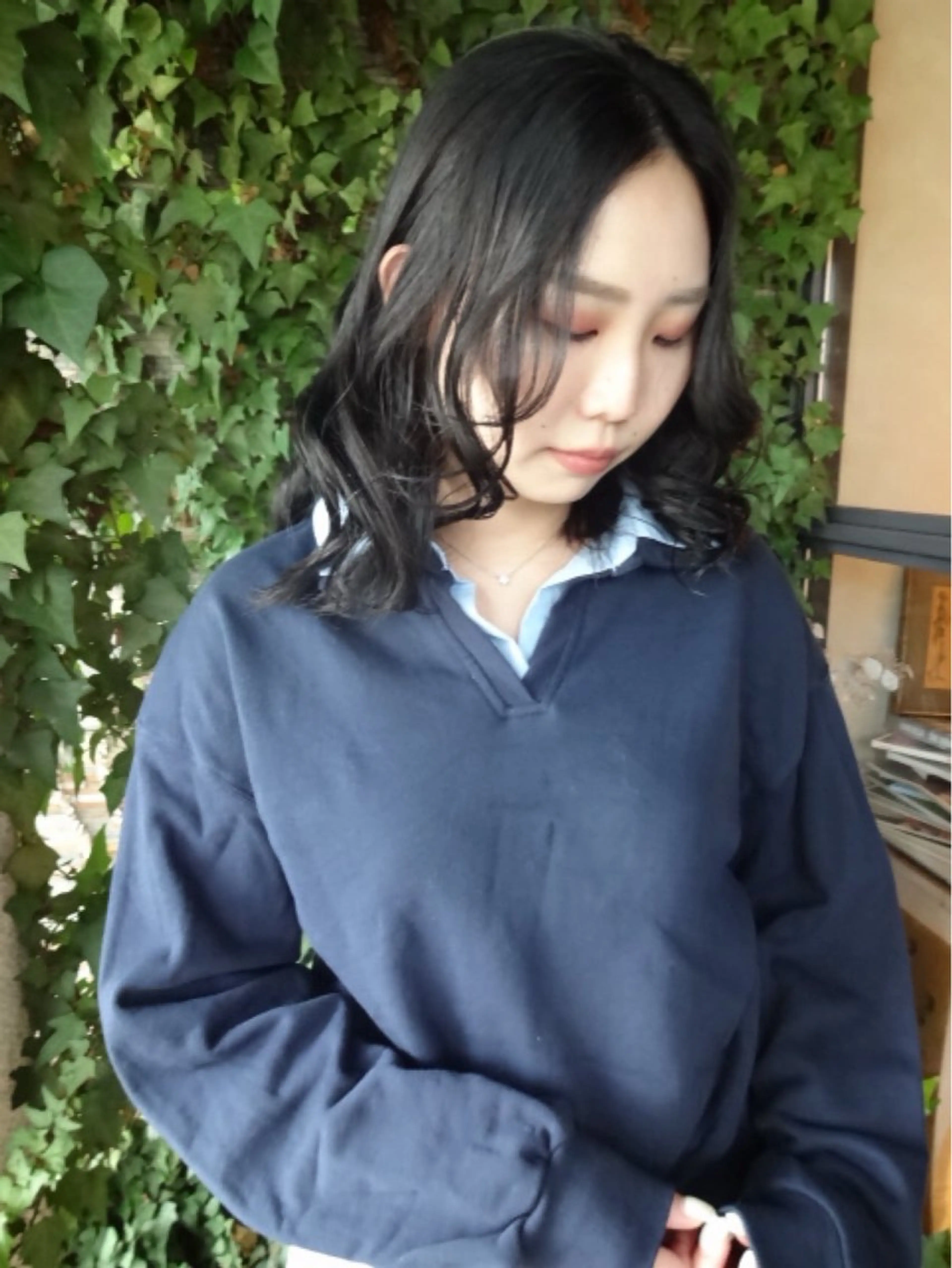 ミディアム カラー 太田 妃香/岡崎美容室のヘアスタイル