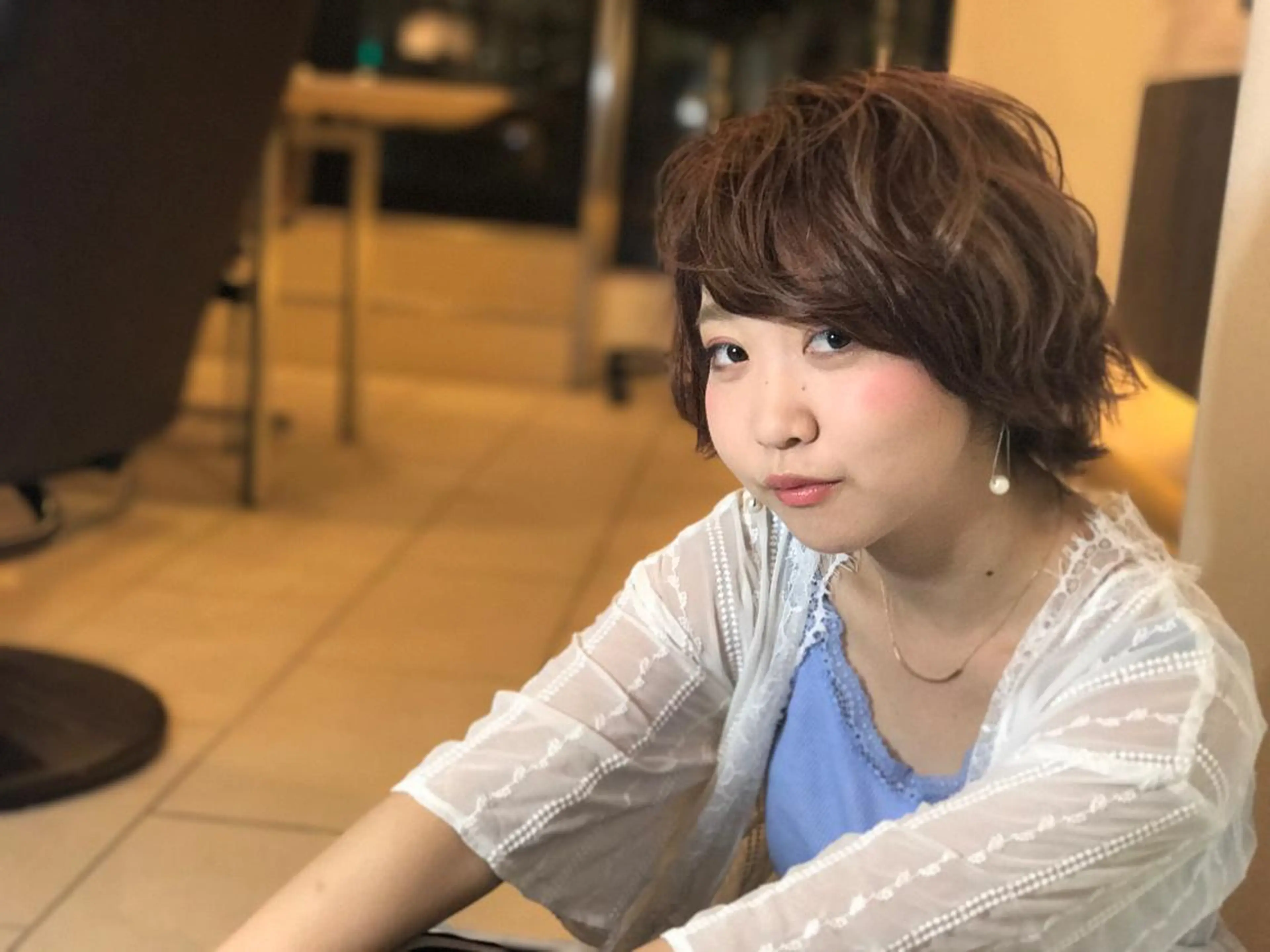 ショート カラー 似合わせ／代表 髪質改善/山田将大のヘアスタイル