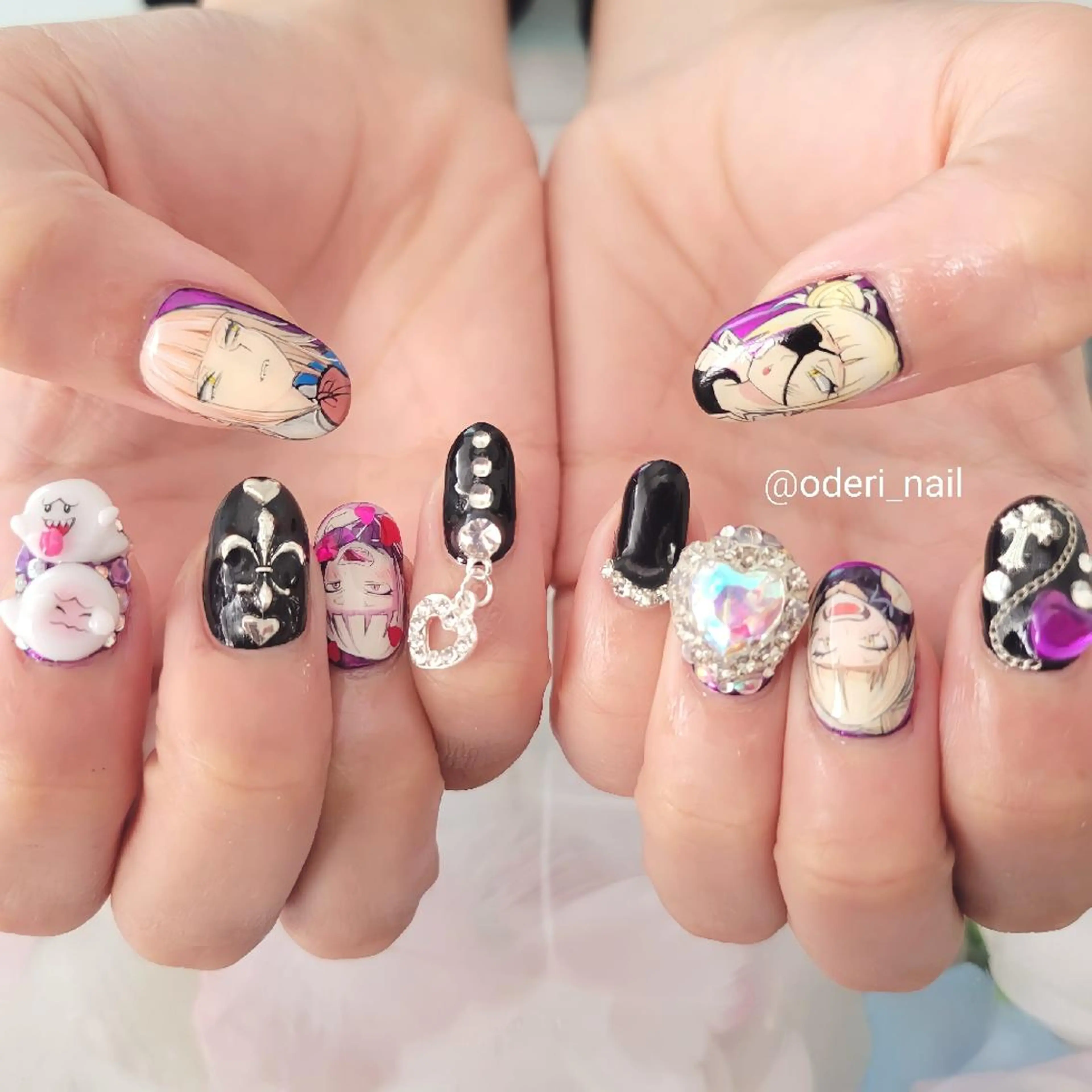 ネイル アートネイル ジェルネイル おで@ oderi_nailのネイルデザイン