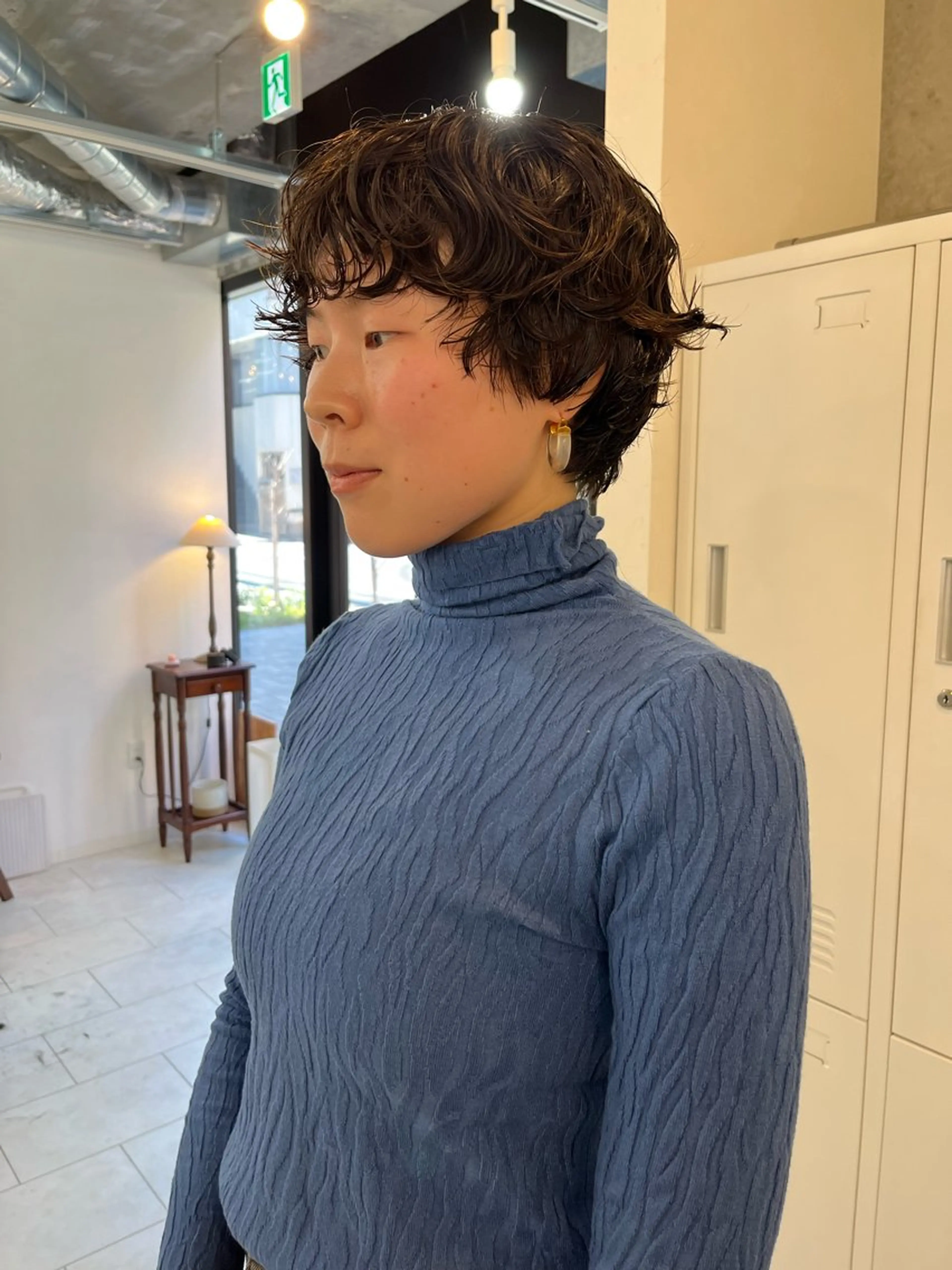 ショート パーマ カット パーマ NOUN所属・eri kinjoのヘアスタイル