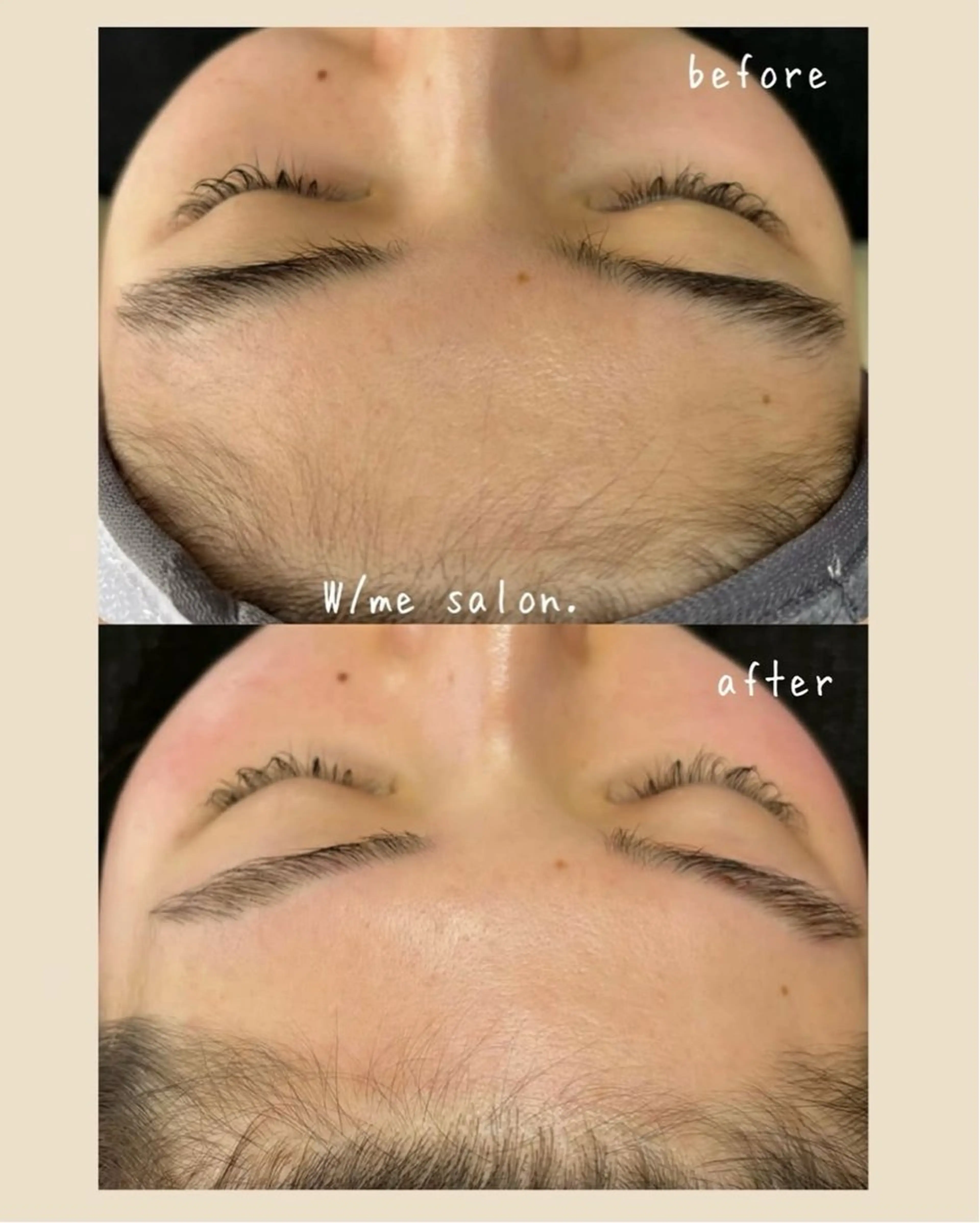 脱毛 w/me salon.所属・Wme salon. mahoの眉毛・アイブロウイメージ