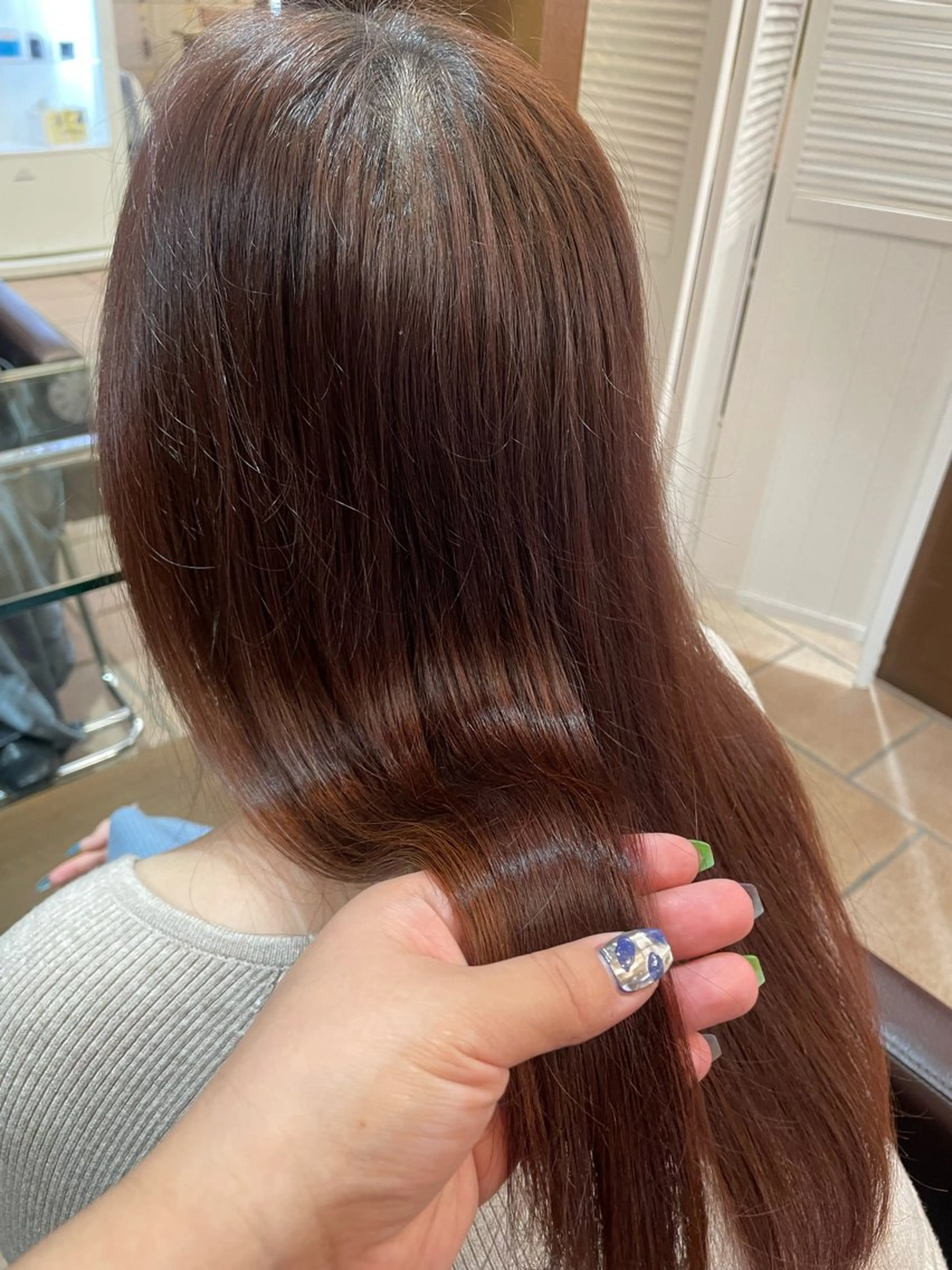 ロング トリートメント 透明感カラー☆スパ☆ 石上遥楓のヘアスタイル