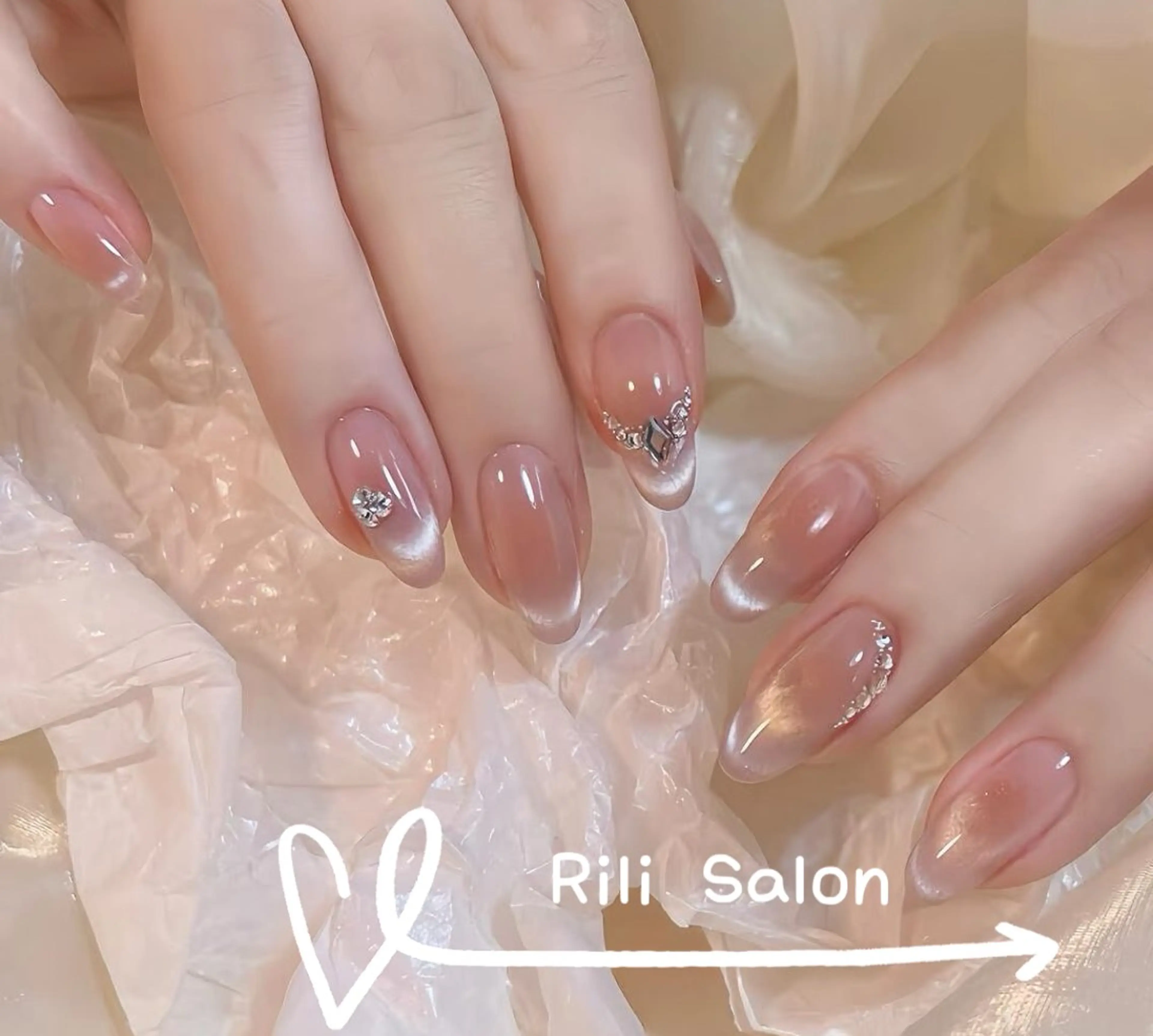 ネイル ハンドネイル Rili nail  eyelash所属・Rili🎀 Nailのネイルデザイン
