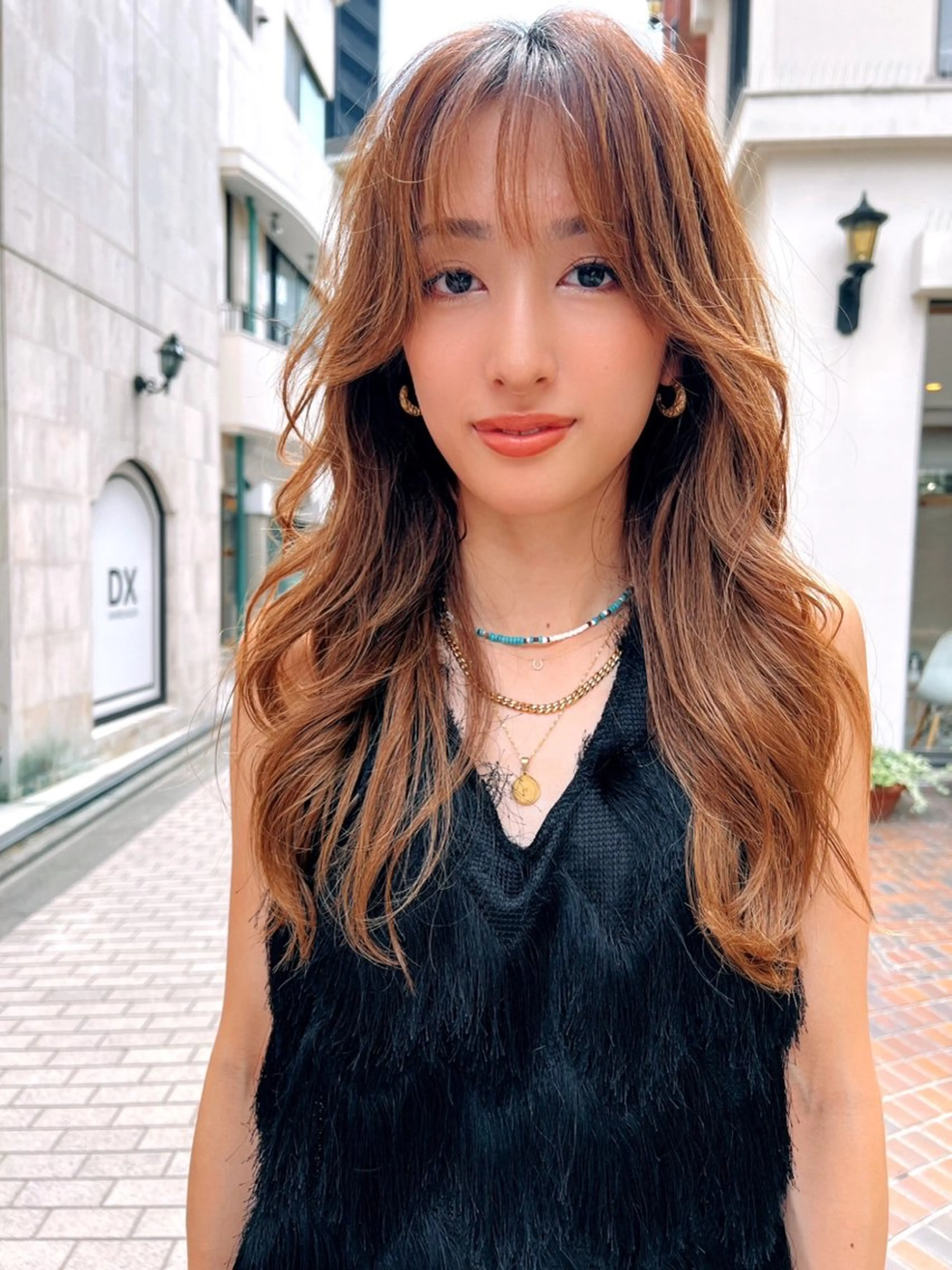 ロング カラー パーマ ヘアアレンジ モテ髪クリエイター 【成田修平】のヘアスタイル