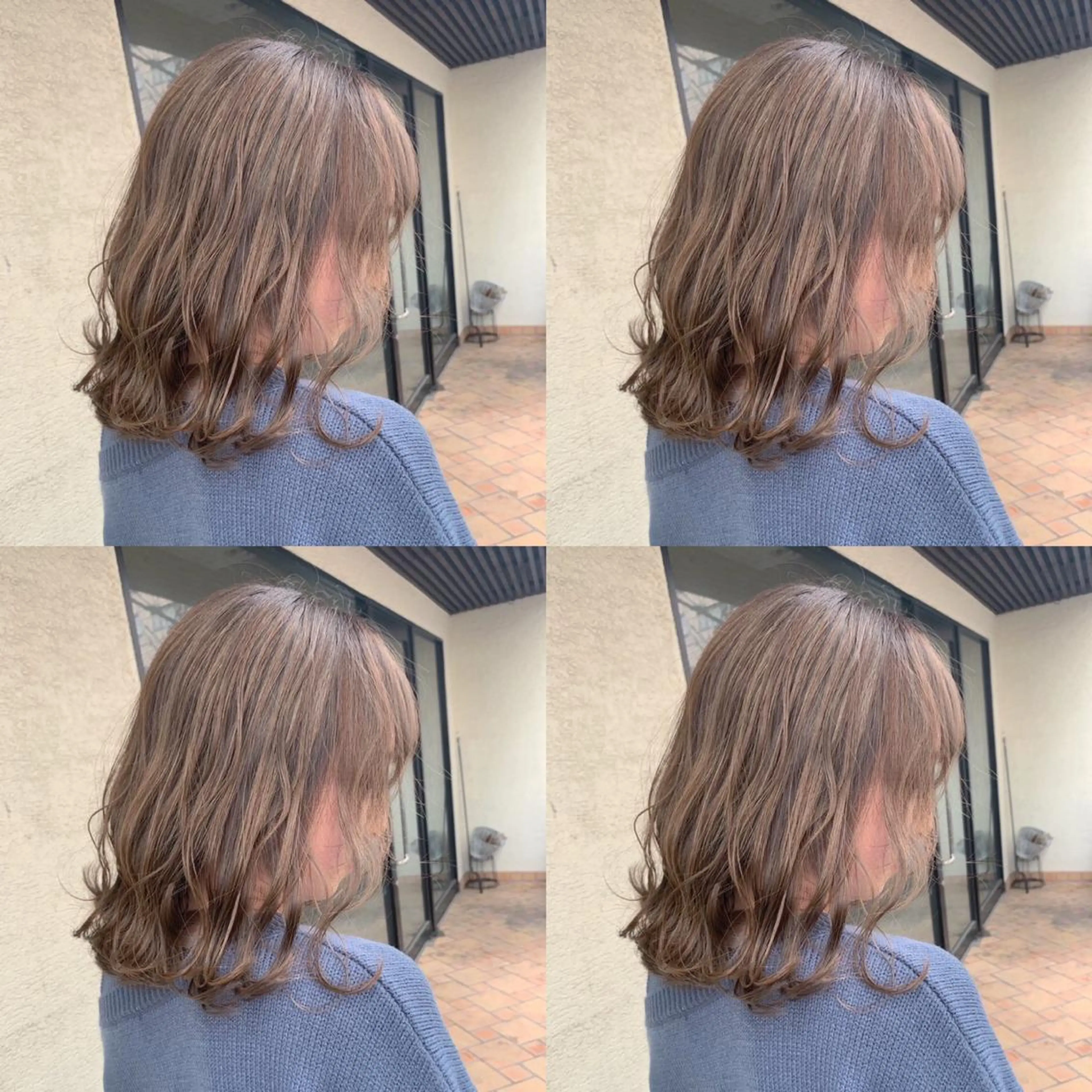 セミロング カラー アブアイ所属・艶髪・酸性ストレート フリツのヘアスタイル