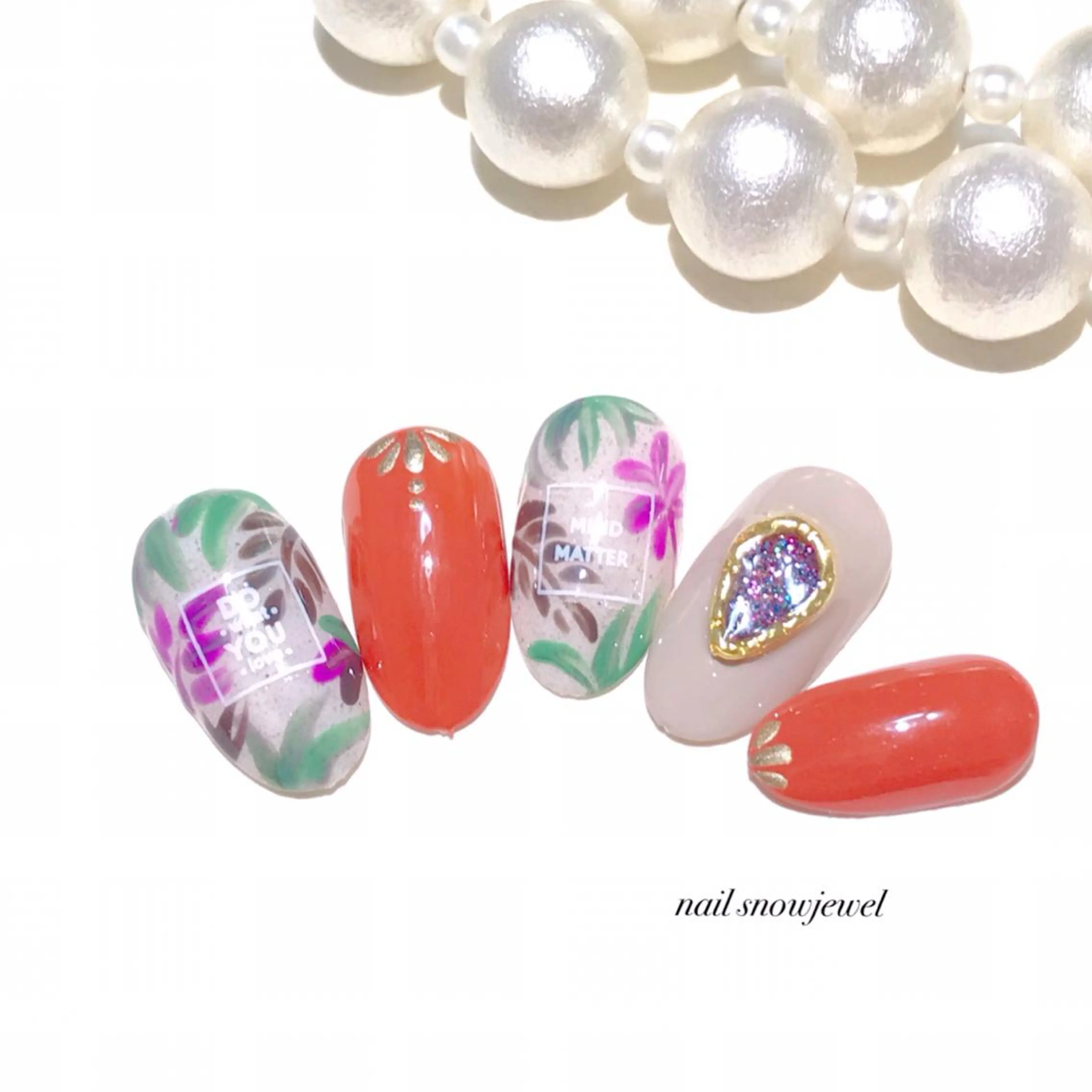 ネイル nail snowjewelのネイルデザイン