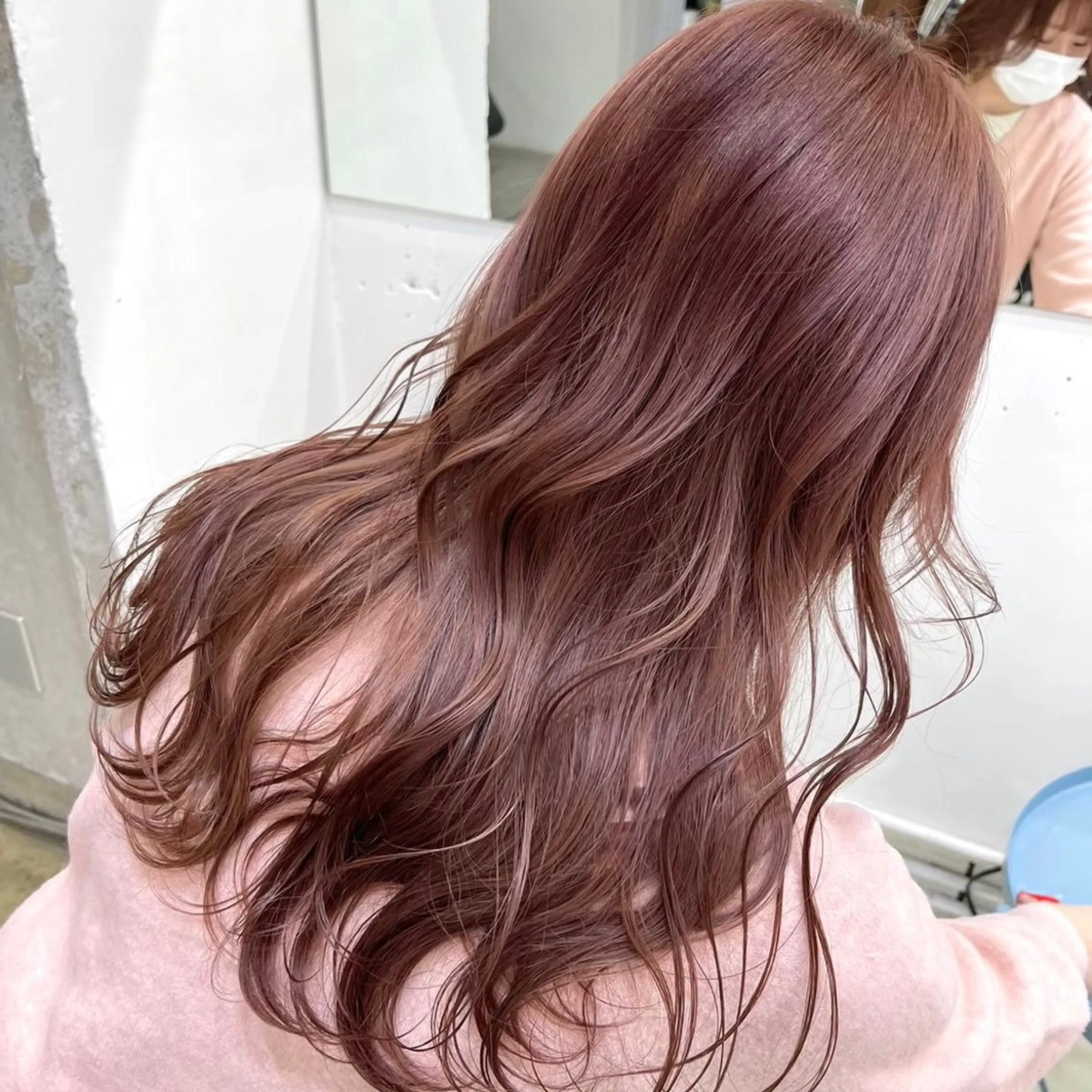 ロング カラー 木下 梓のヘアスタイル