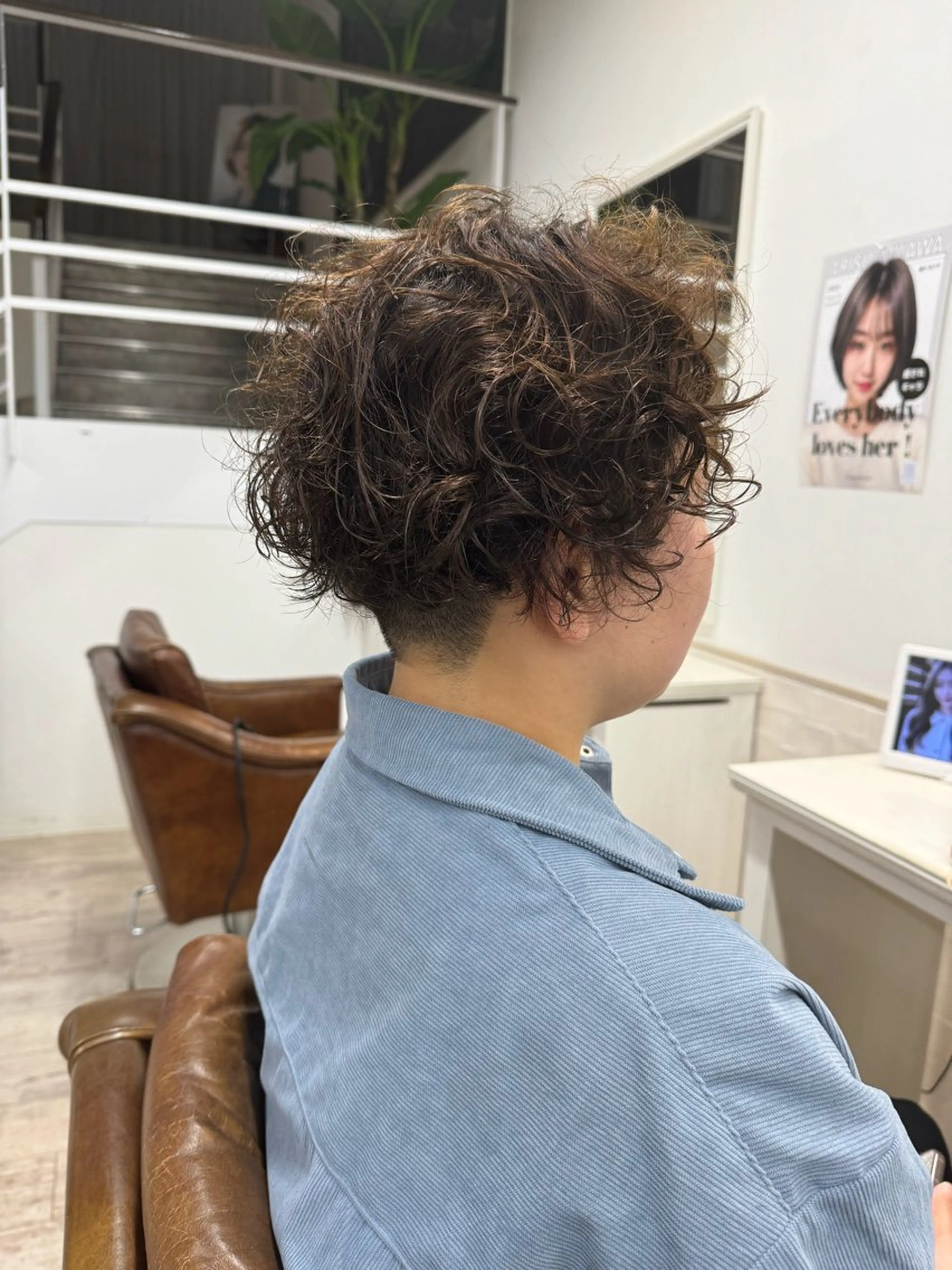 ショート パーマ ショート/ボブ パーマ/中原のヘアスタイル