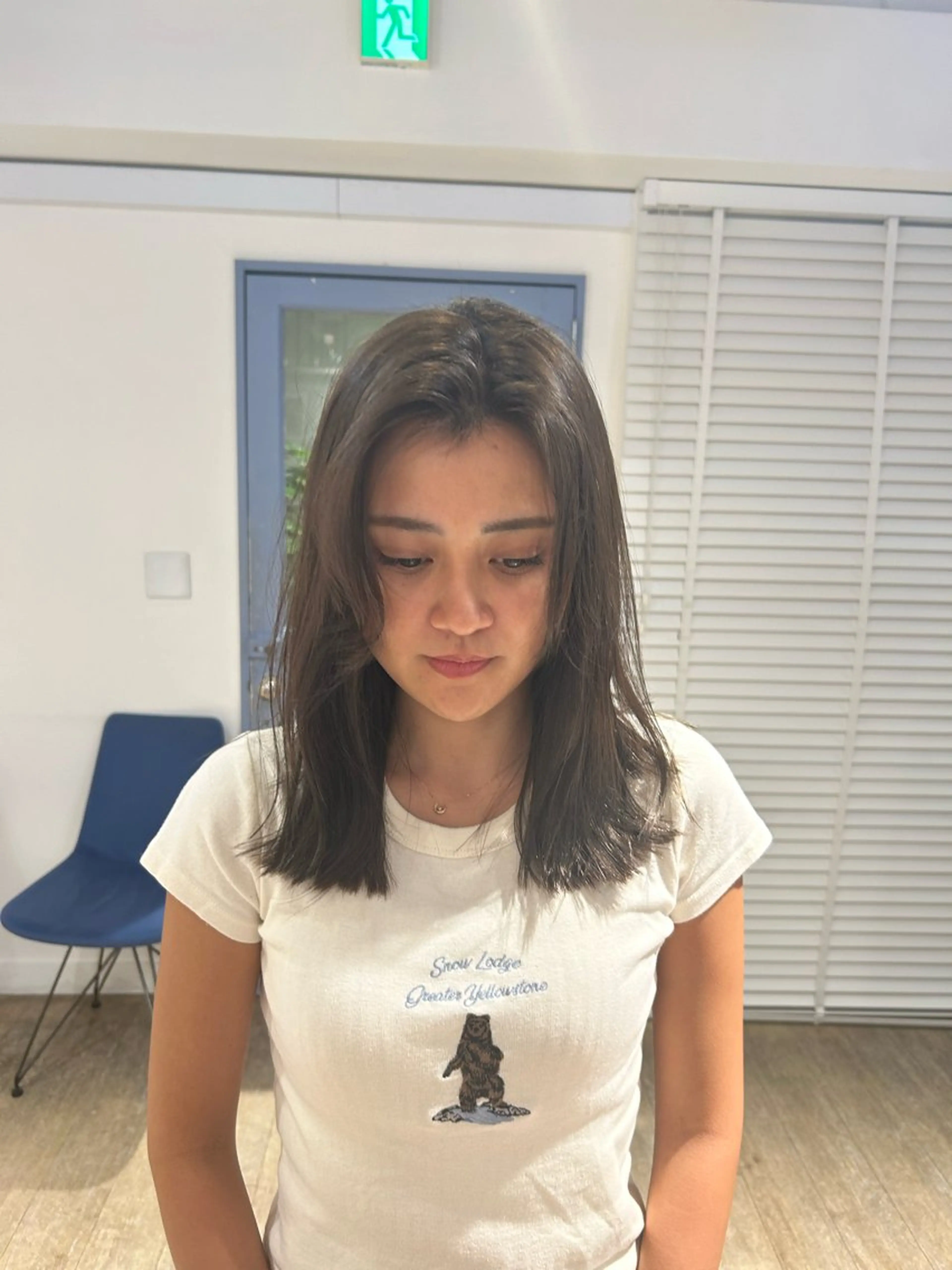 カラー ブリーチ ブリーチなしカラー Stoop所属・伊賀 海優のヘアスタイル