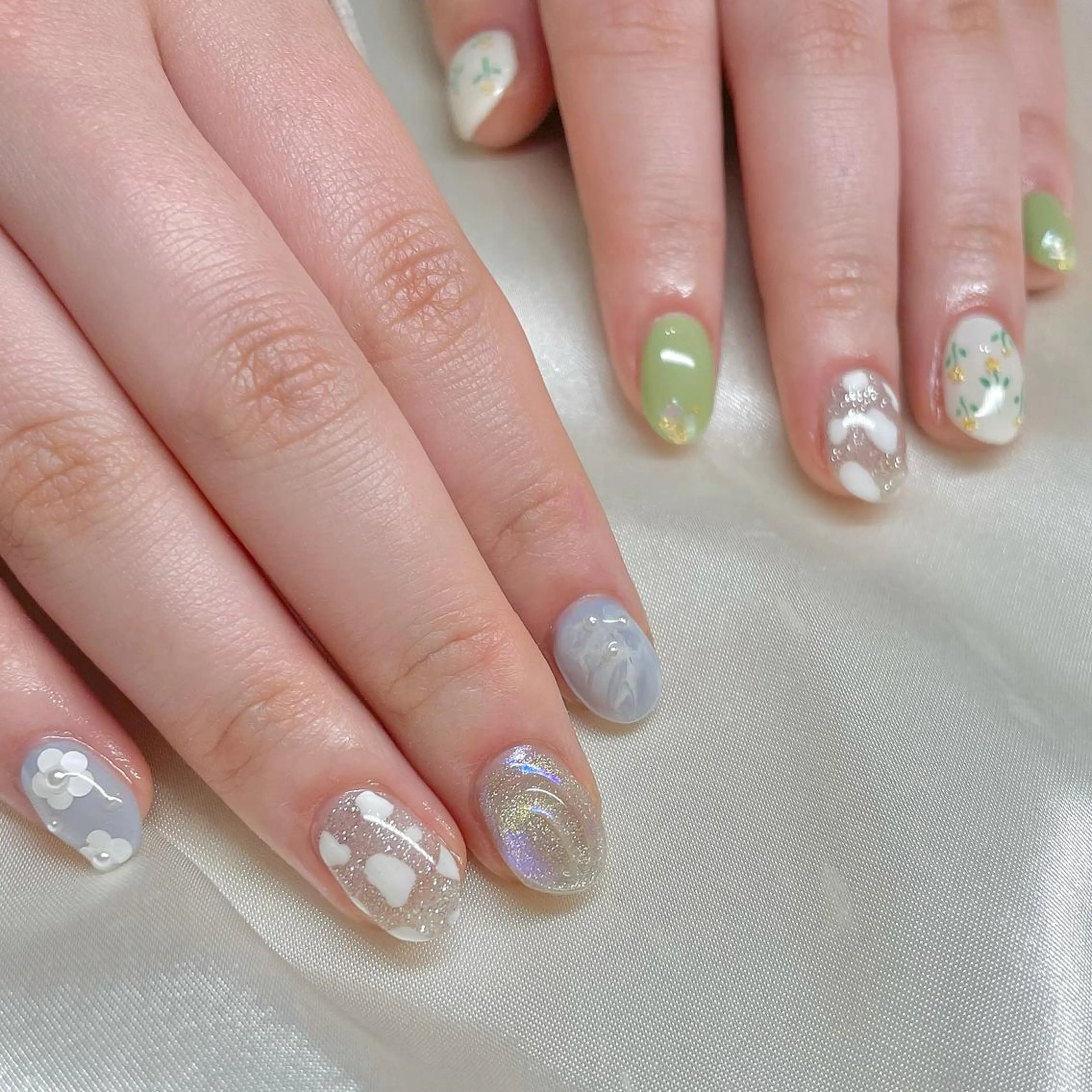 ネイル ハンドネイル ハンドケア ﾐﾙﾌｨｰﾕ /Tomoeのネイルデザイン