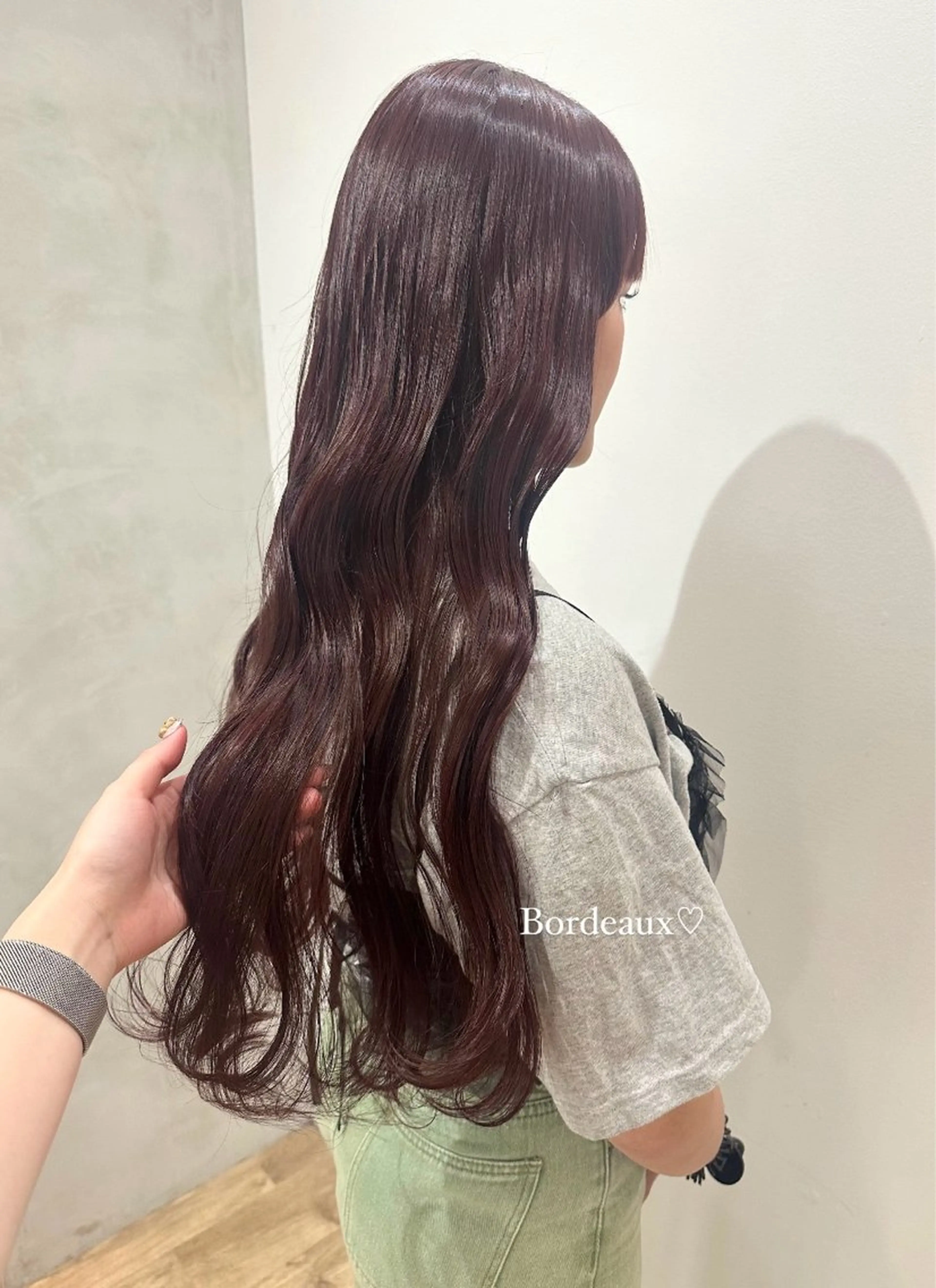 ロング カラー ヘアアレンジ ダブルカラー ヘアカラー トリートメント Himawari♡ 柔らかいカラーのヘアスタイル