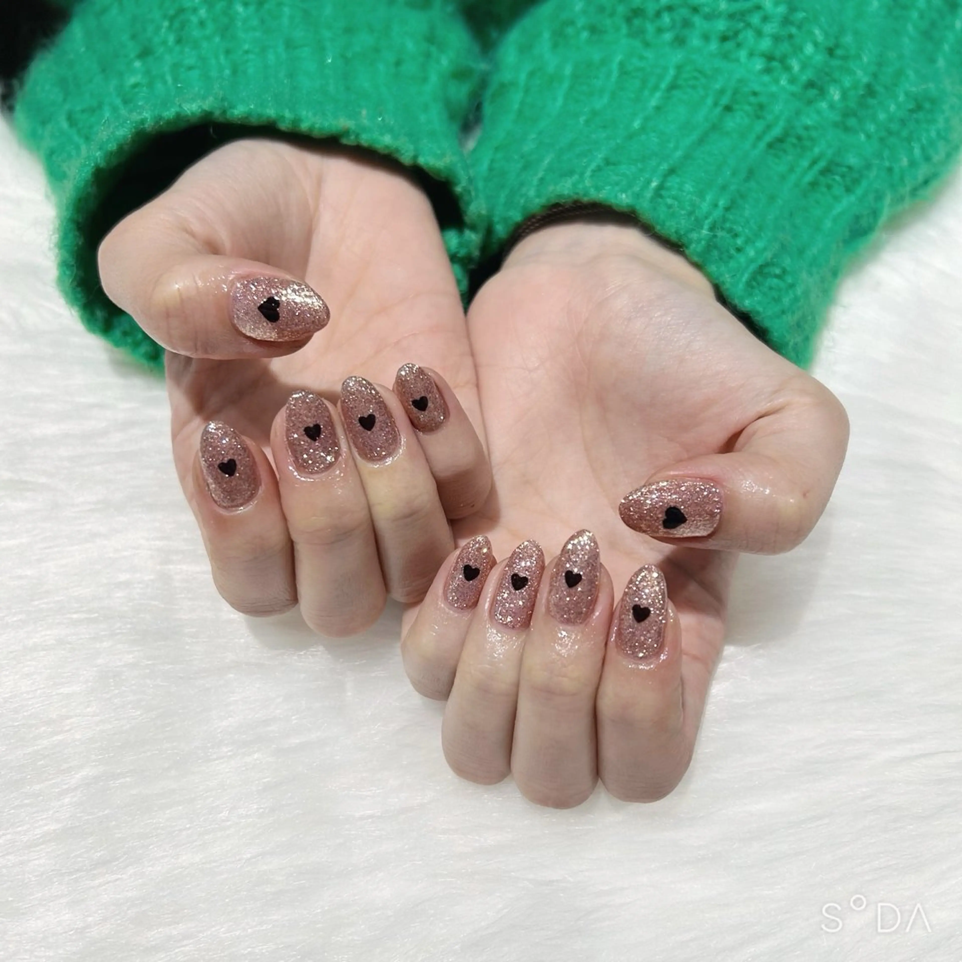 ネイル 韓国ネイル ハンドネイル ぷりゅねる 心斎橋のネイルデザイン