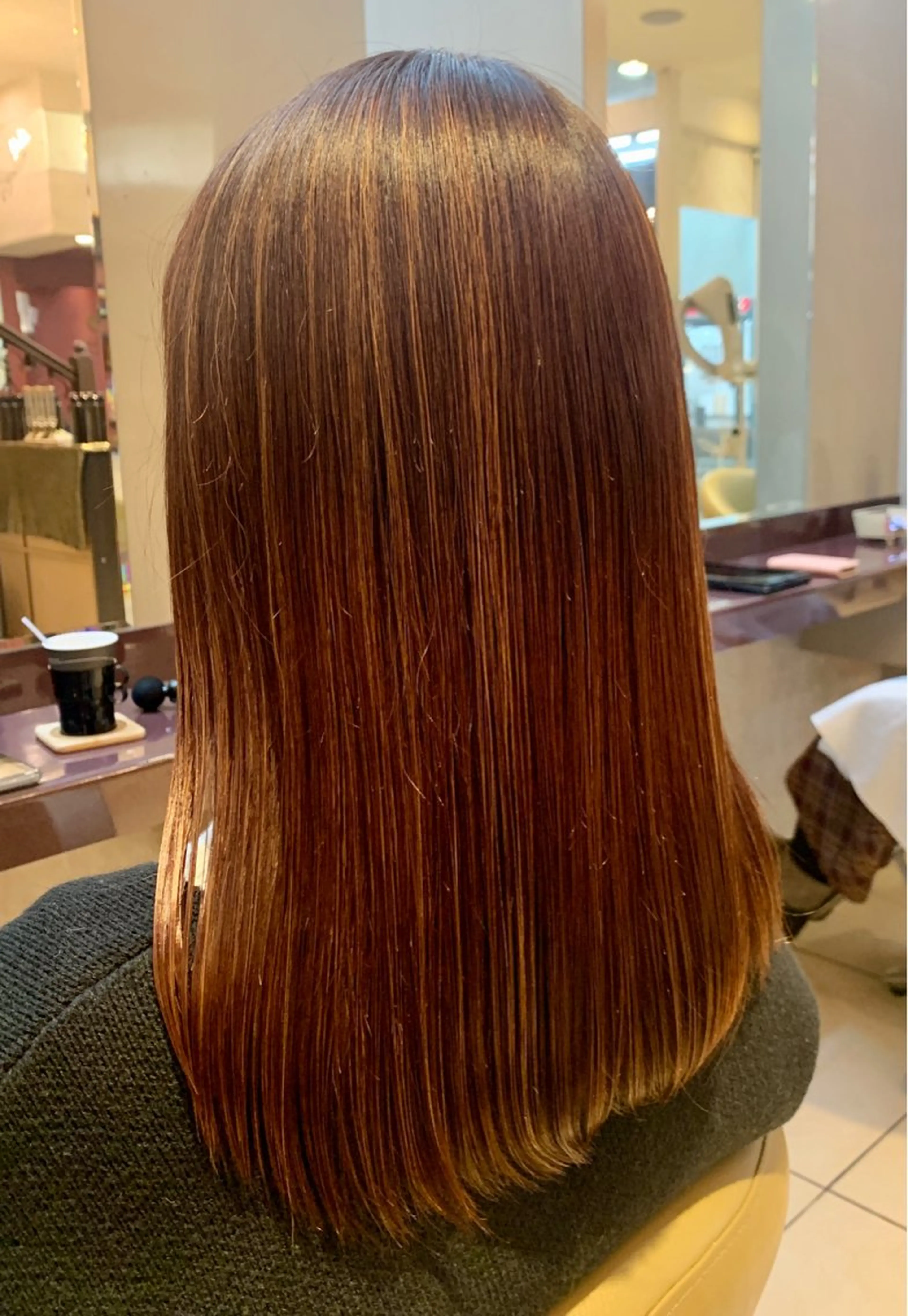 ロング カット ヘアカラー 大島 裕也のヘアスタイル